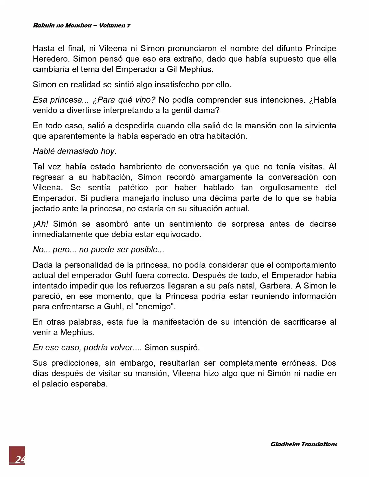 Rakuin No Monshou (Novela) - Capítulo 50 - Página 24 - LectorTMOo