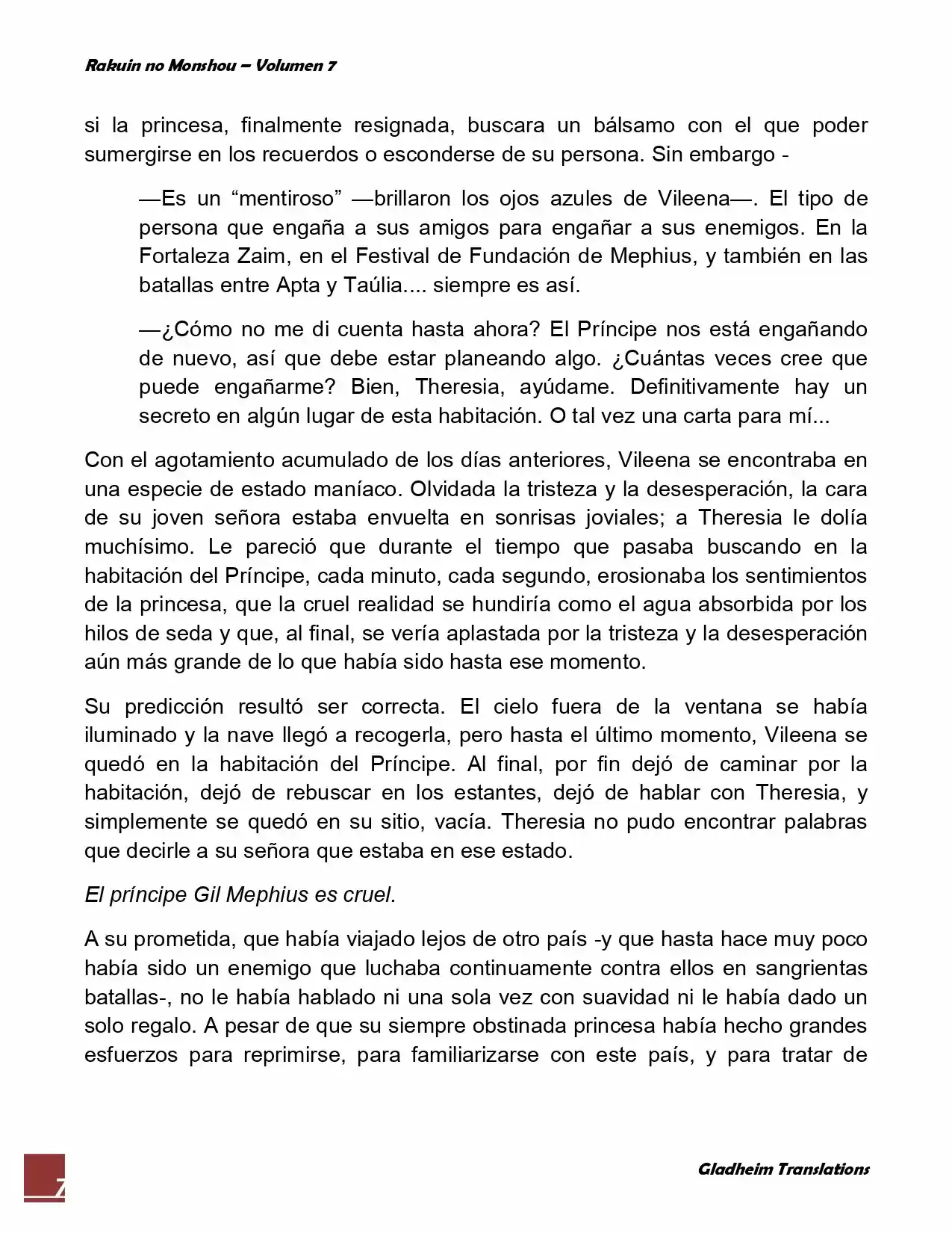 Rakuin No Monshou (Novela) - Capítulo 51 - Página 7 - LectorTMOo