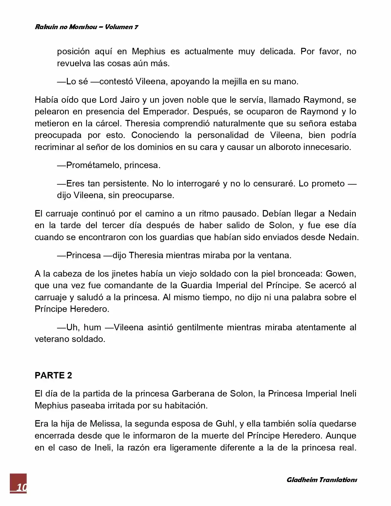 Rakuin No Monshou (Novela) - Capítulo 51 - Página 10 - LectorTMOo