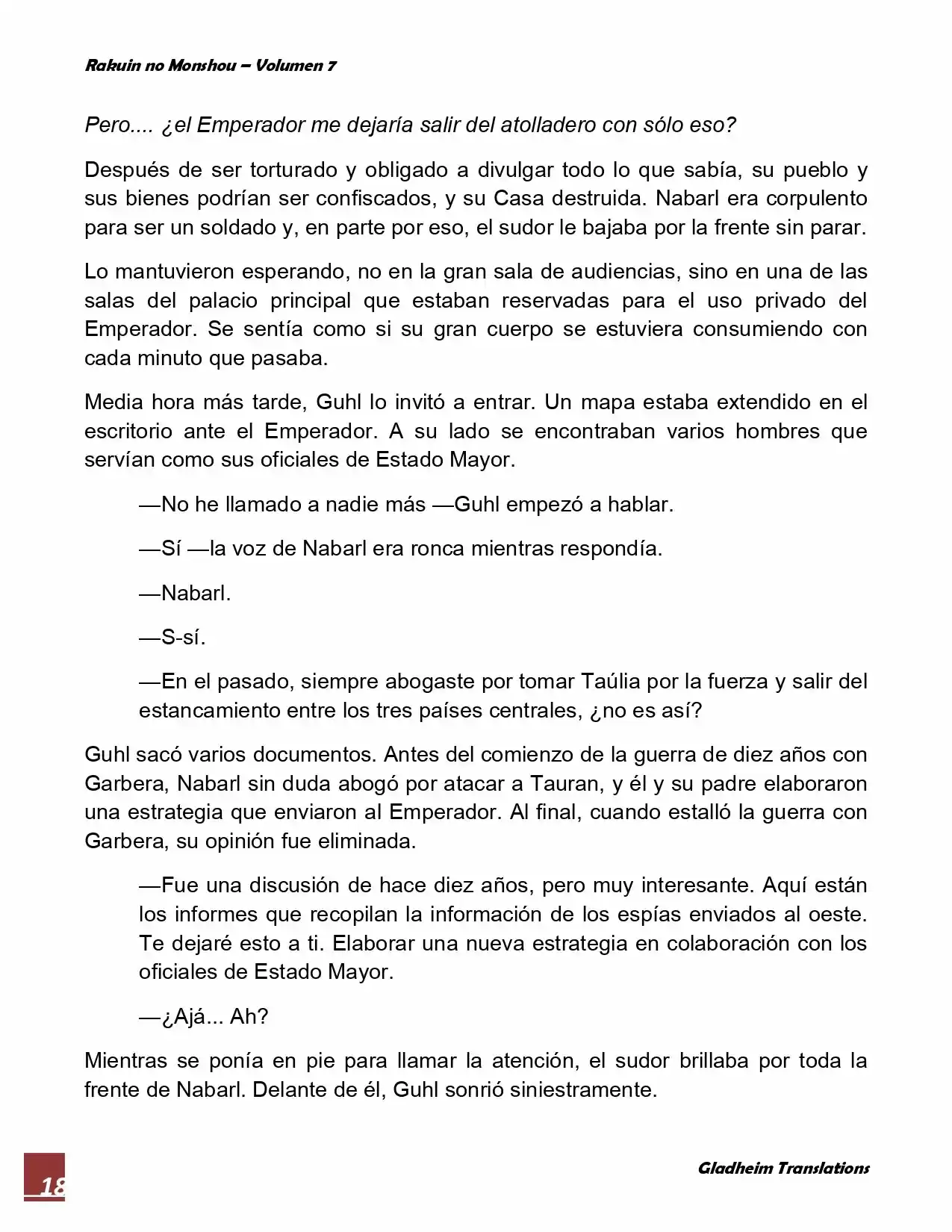 Rakuin No Monshou (Novela) - Capítulo 51 - Página 18 - LectorTMOo