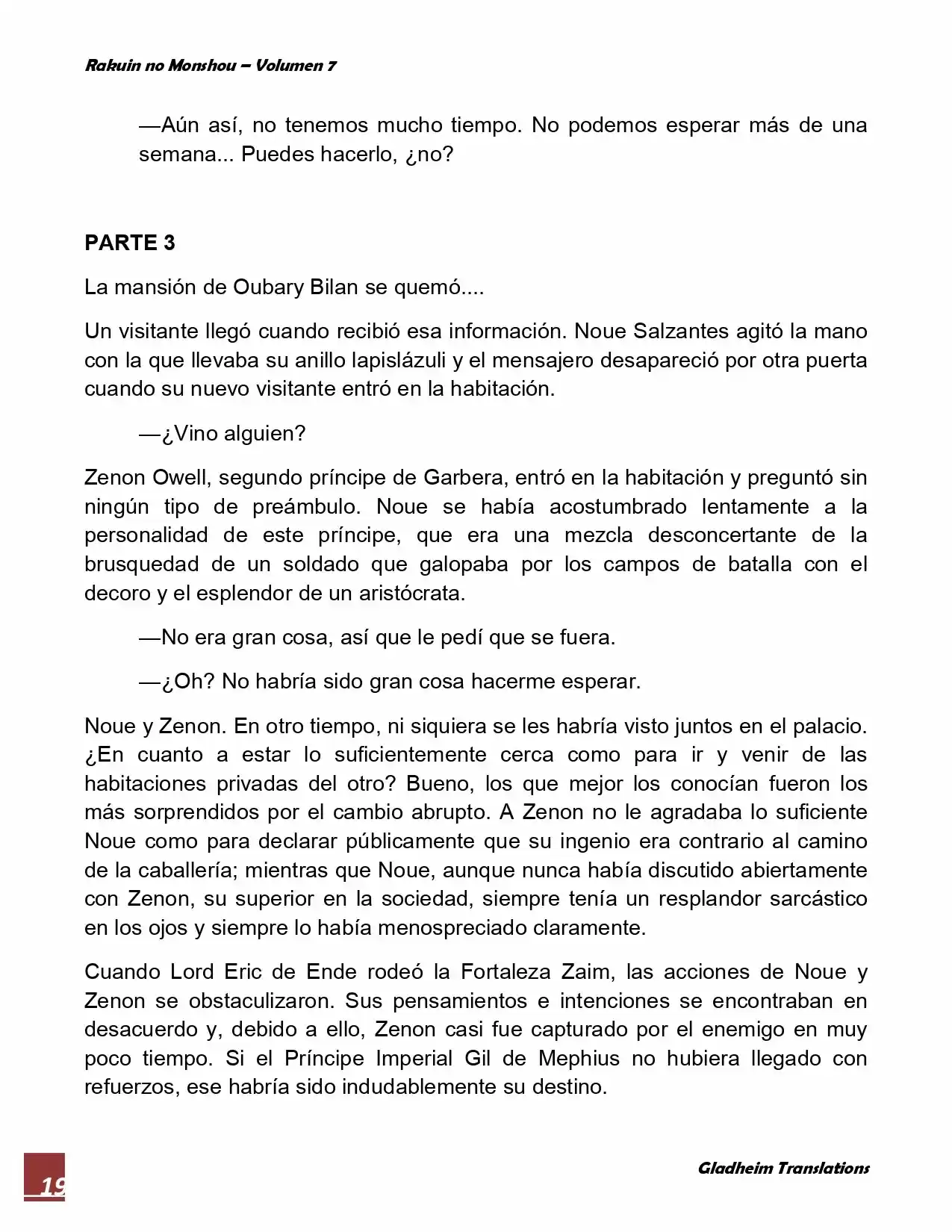 Rakuin No Monshou (Novela) - Capítulo 51 - Página 19 - LectorTMOo