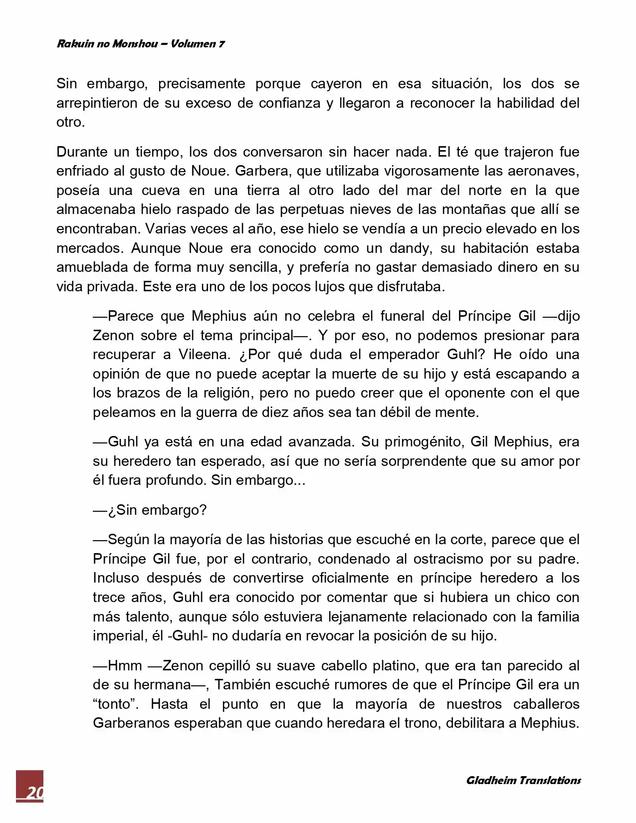 Rakuin No Monshou (Novela) - Capítulo 51 - Página 20 - LectorTMOo