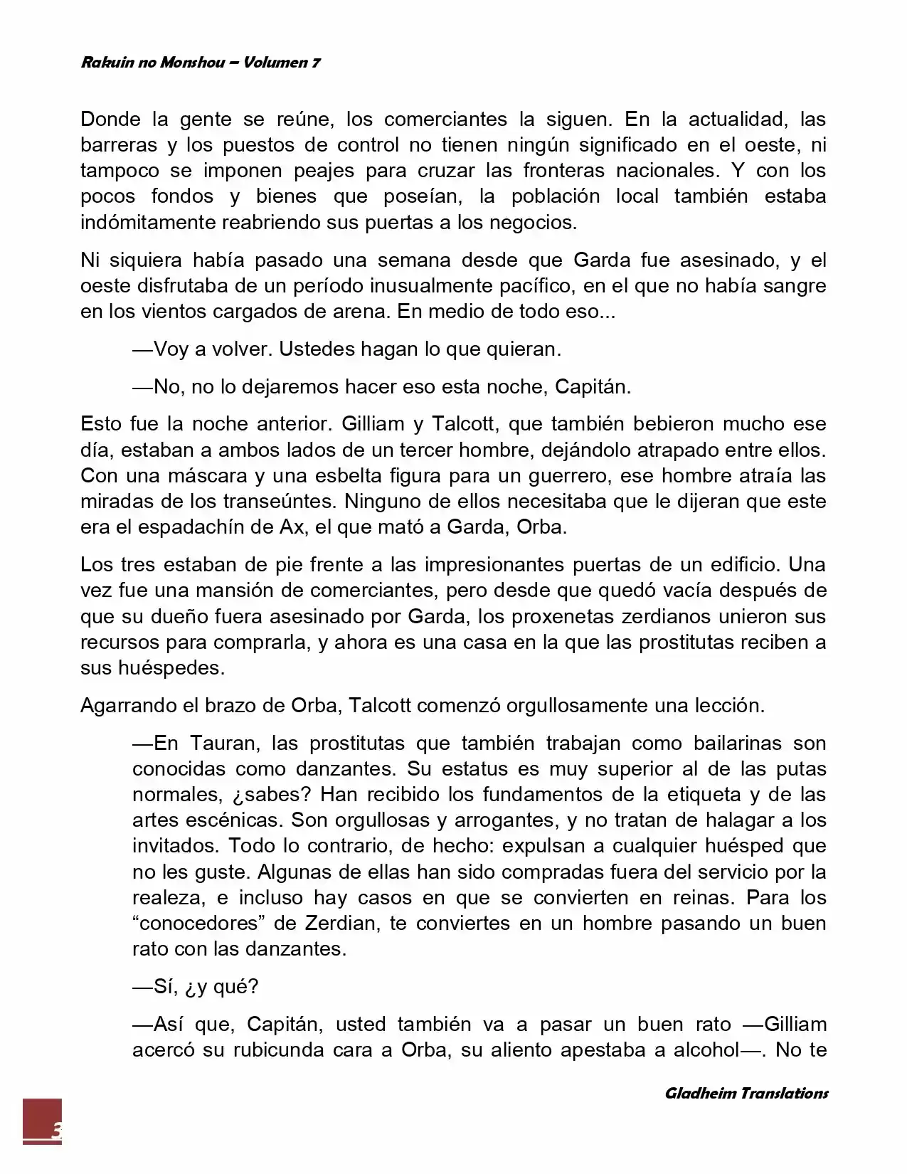 Rakuin No Monshou (Novela) - Capítulo 52 - Página 3 - LectorTMOo