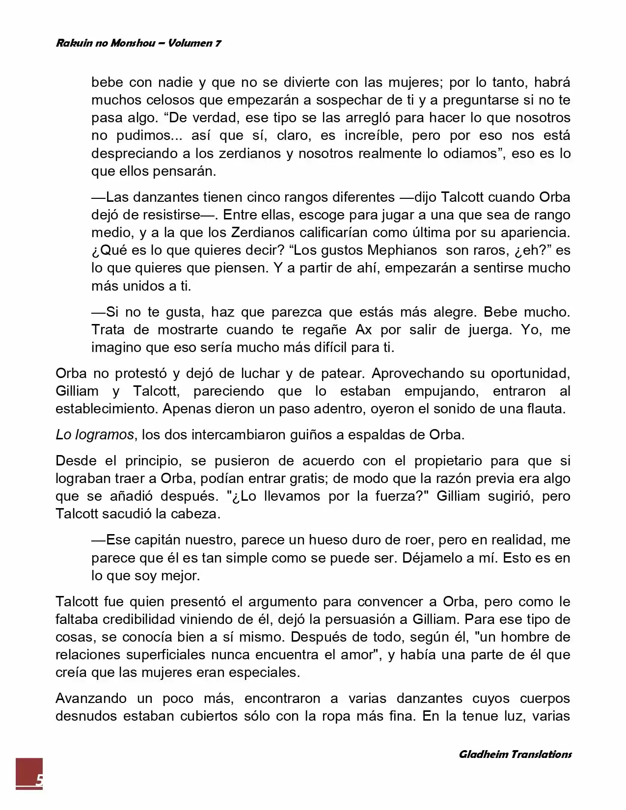 Rakuin No Monshou (Novela) - Capítulo 52 - Página 5 - LectorTMOo