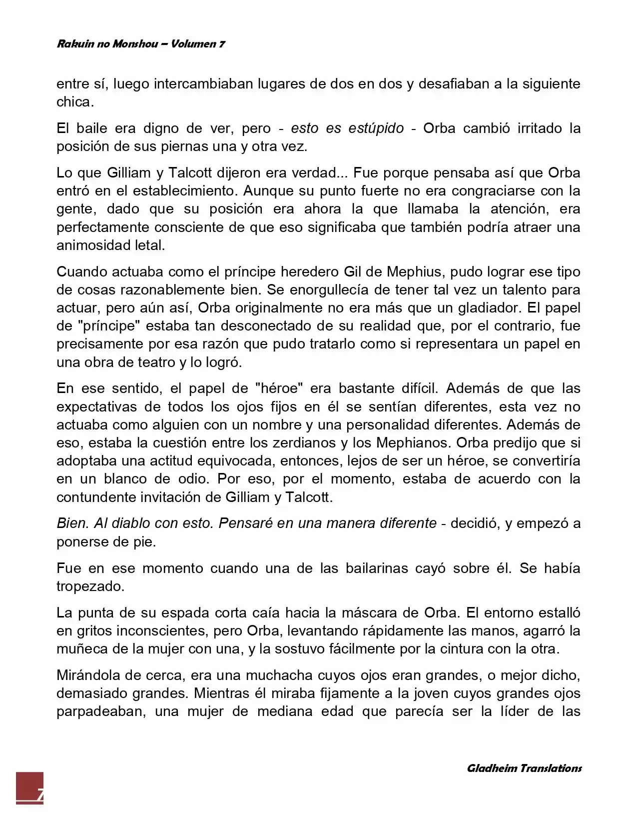 Rakuin No Monshou (Novela) - Capítulo 52 - Página 7 - LectorTMOo