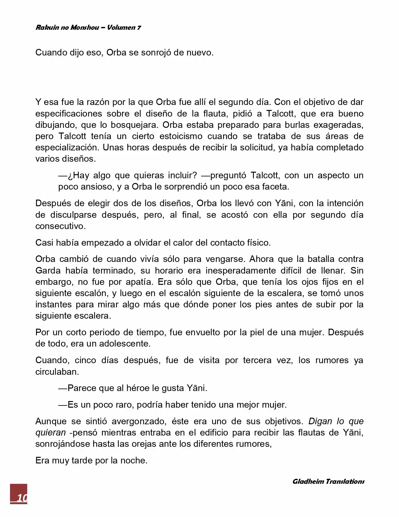 Rakuin No Monshou (Novela) - Capítulo 52 - Página 10 - LectorTMOo