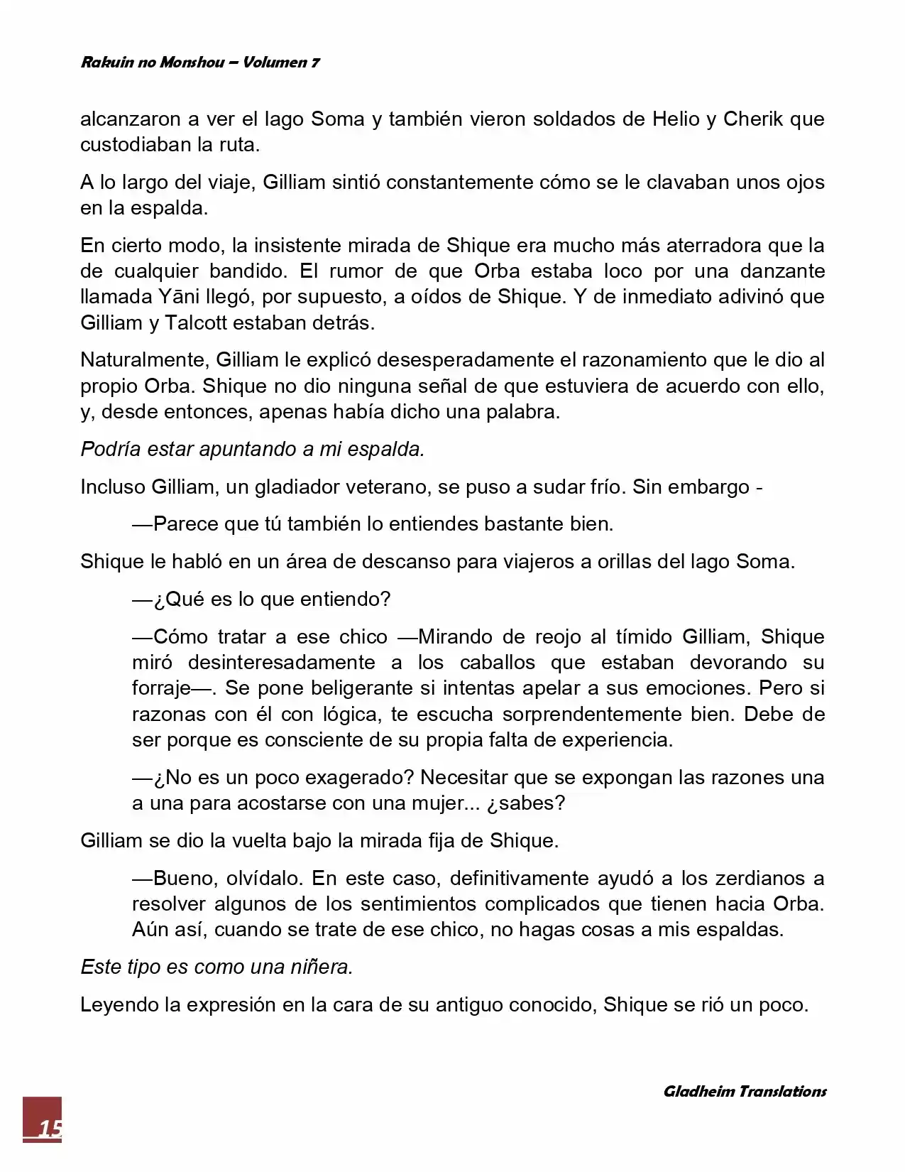 Rakuin No Monshou (Novela) - Capítulo 52 - Página 15 - LectorTMOo