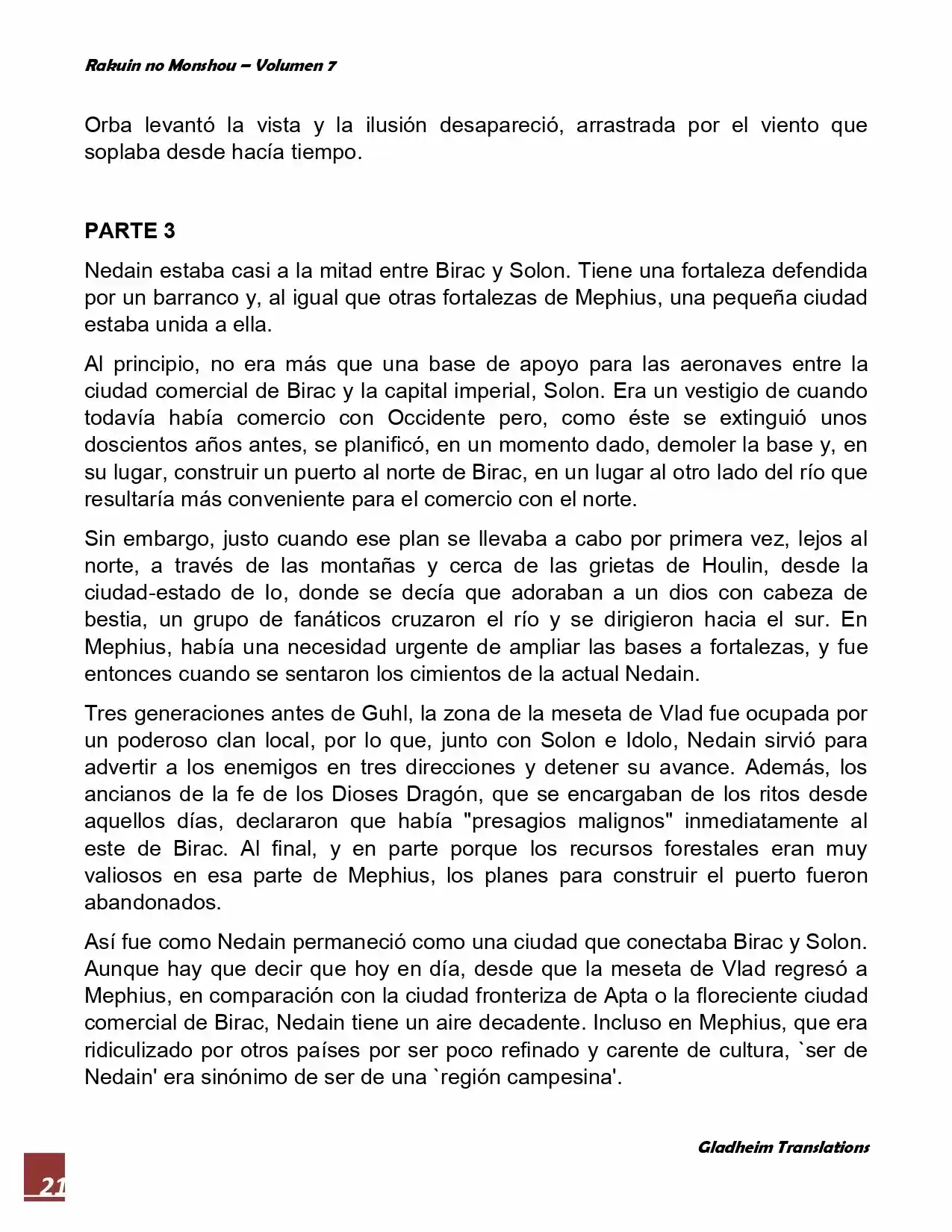 Rakuin No Monshou (Novela) - Capítulo 52 - Página 21 - LectorTMOo