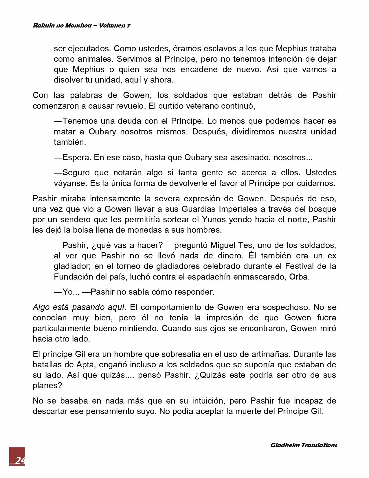 Rakuin No Monshou (Novela) - Capítulo 52 - Página 24 - LectorTMOo