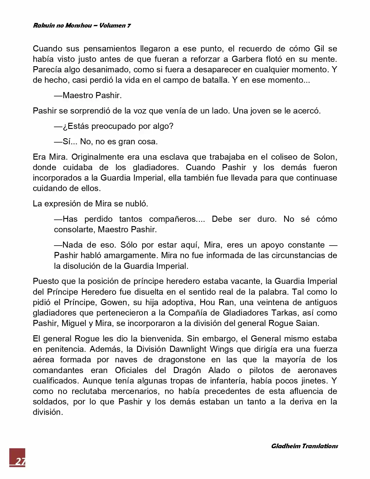 Rakuin No Monshou (Novela) - Capítulo 52 - Página 27 - LectorTMOo