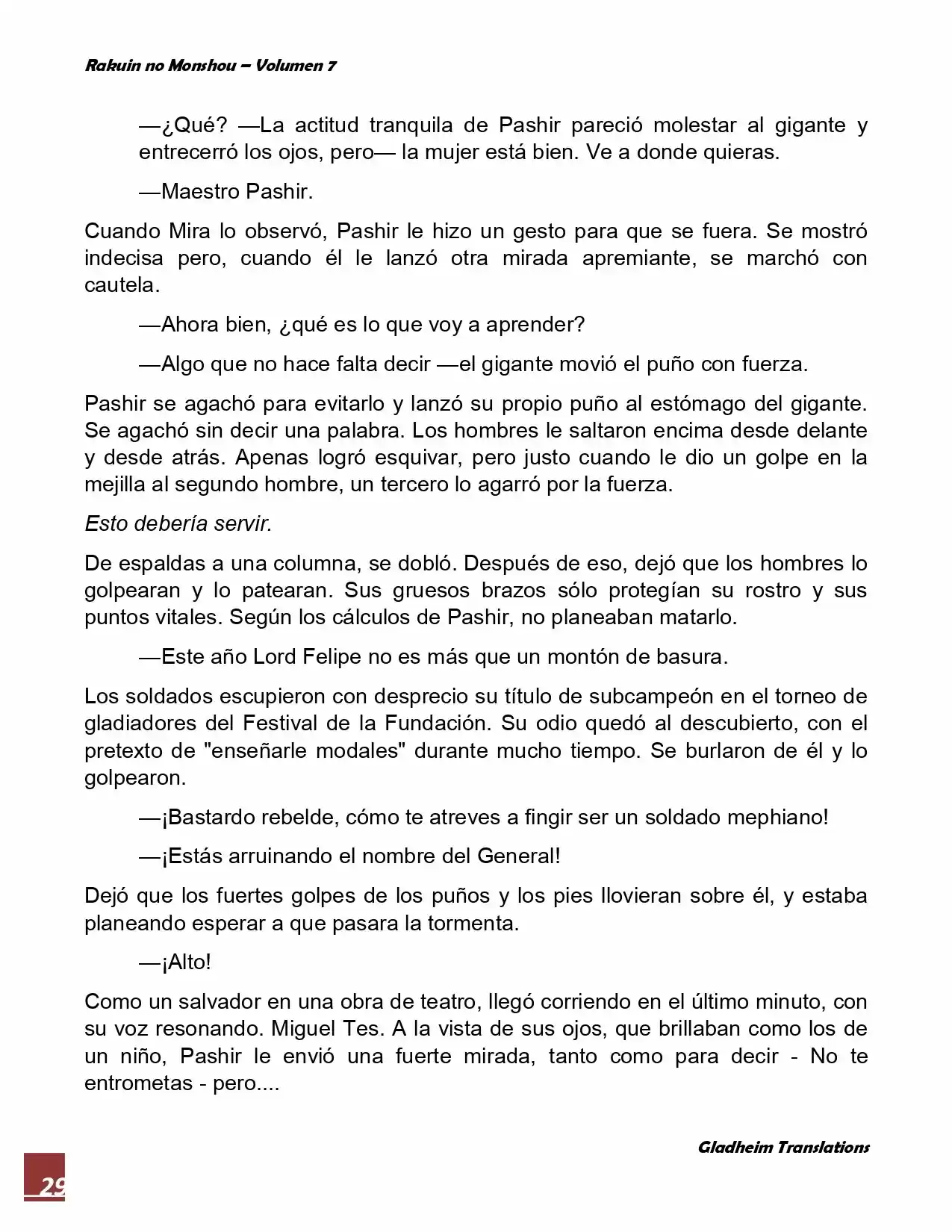 Rakuin No Monshou (Novela) - Capítulo 52 - Página 29 - LectorTMOo