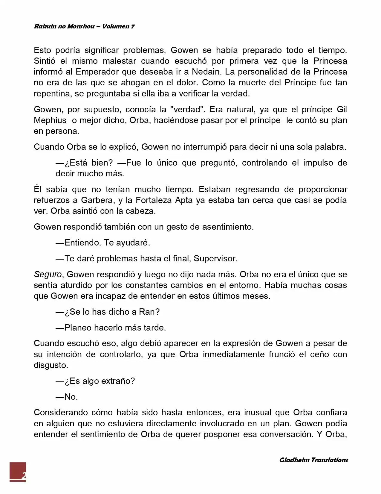 Rakuin No Monshou (Novela) - Capítulo 53 - Página 2 - LectorTMOo