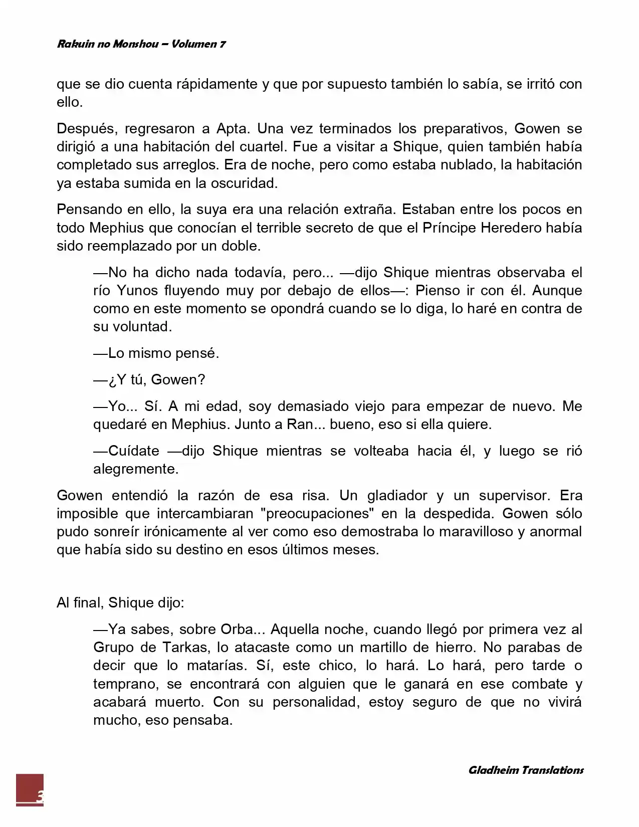 Rakuin No Monshou (Novela) - Capítulo 53 - Página 3 - LectorTMOo