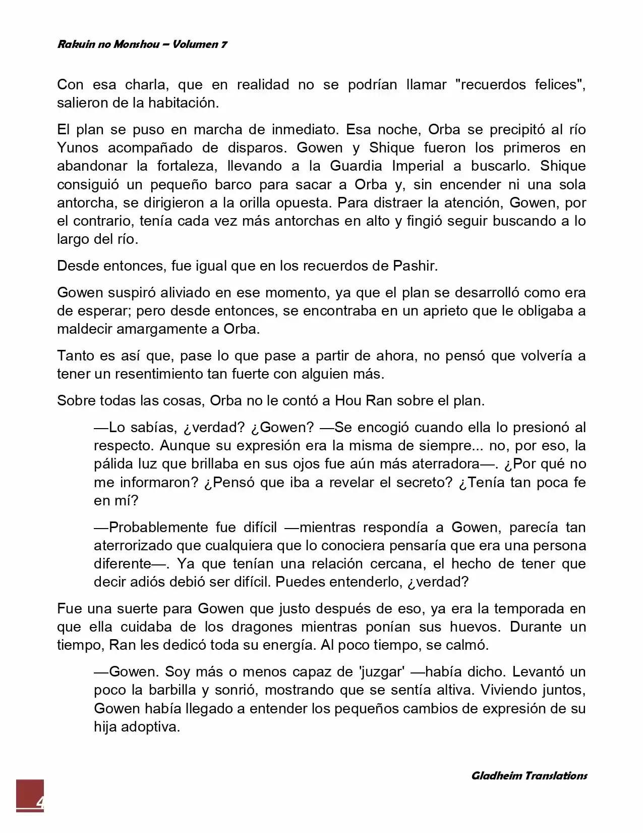 Rakuin No Monshou (Novela) - Capítulo 53 - Página 4 - LectorTMOo