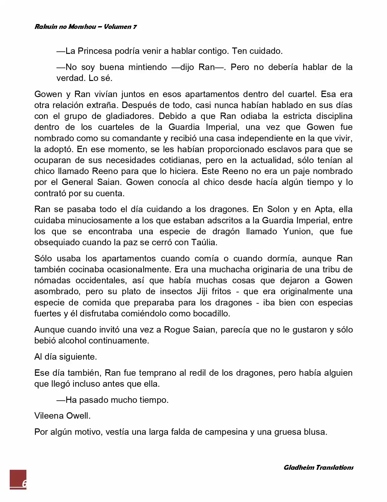 Rakuin No Monshou (Novela) - Capítulo 53 - Página 6 - LectorTMOo