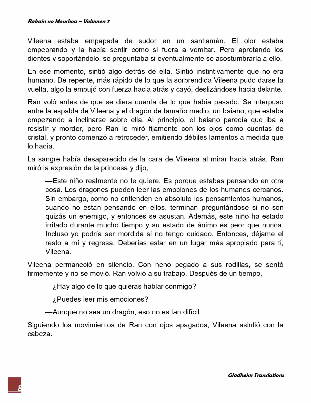 Rakuin No Monshou (Novela) - Capítulo 53 - Página 8 - LectorTMOo
