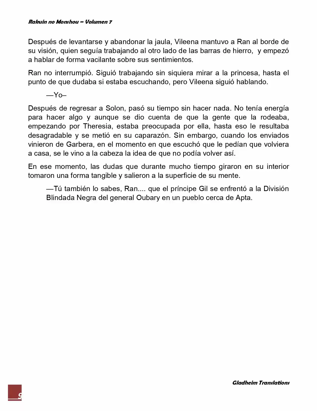Rakuin No Monshou (Novela) - Capítulo 53 - Página 9 - LectorTMOo