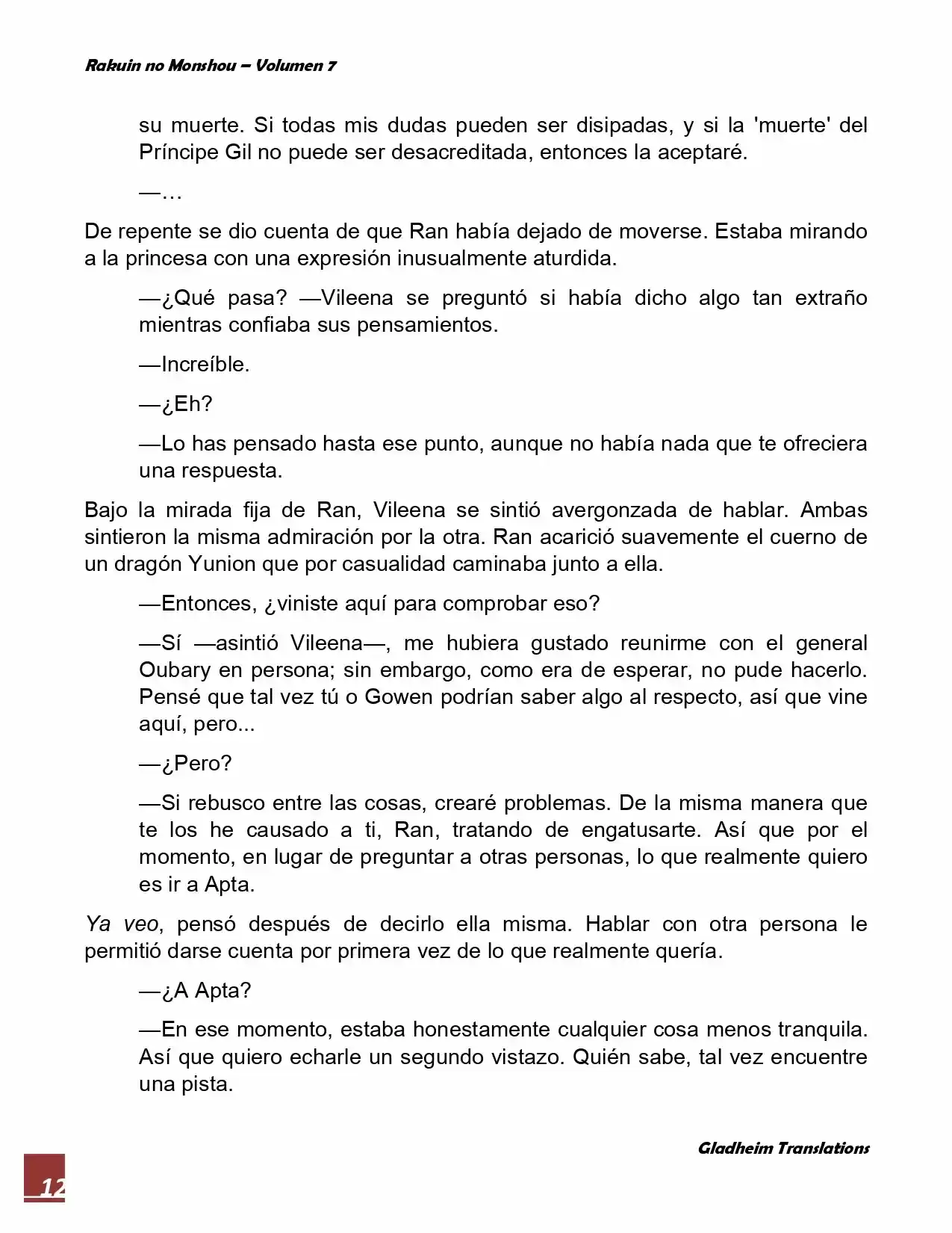 Rakuin No Monshou (Novela) - Capítulo 53 - Página 12 - LectorTMOo