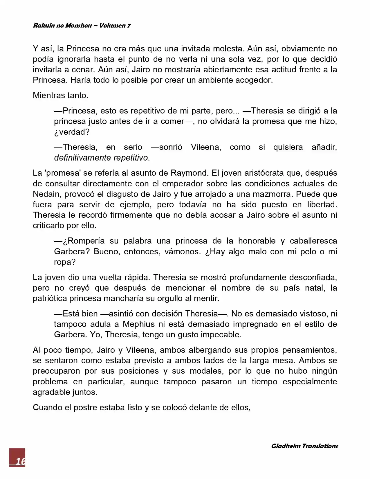 Rakuin No Monshou (Novela) - Capítulo 53 - Página 16 - LectorTMOo