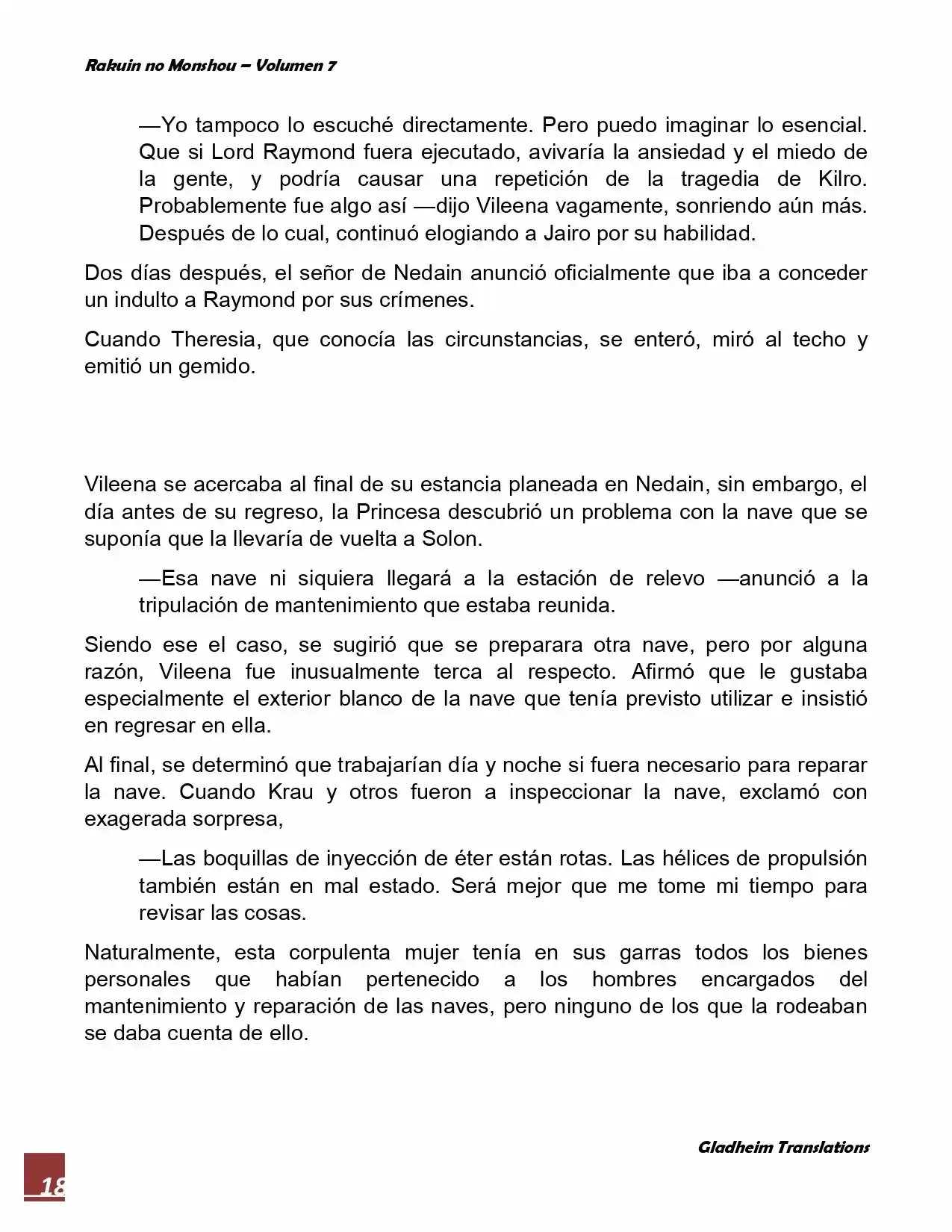 Rakuin No Monshou (Novela) - Capítulo 53 - Página 18 - LectorTMOo