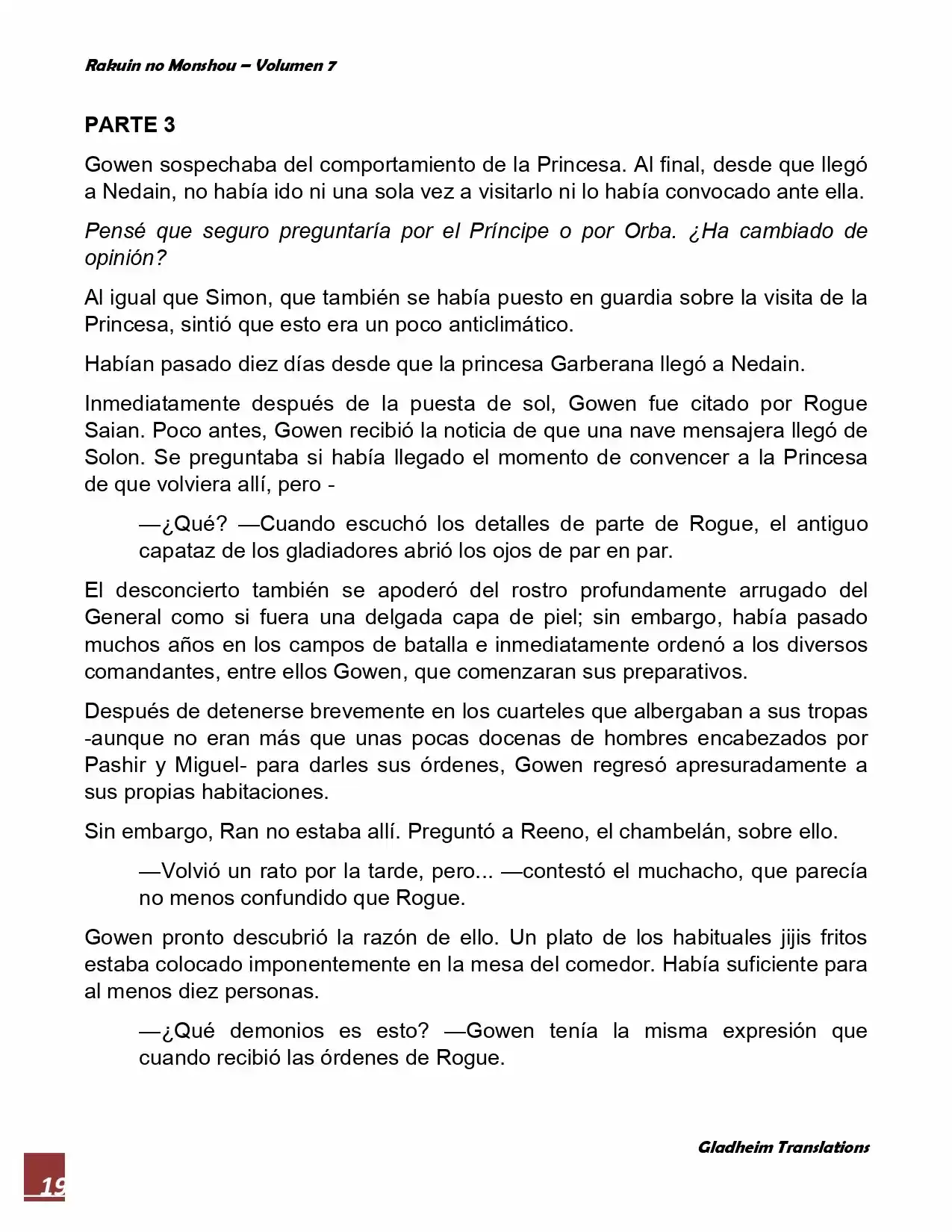 Rakuin No Monshou (Novela) - Capítulo 53 - Página 19 - LectorTMOo