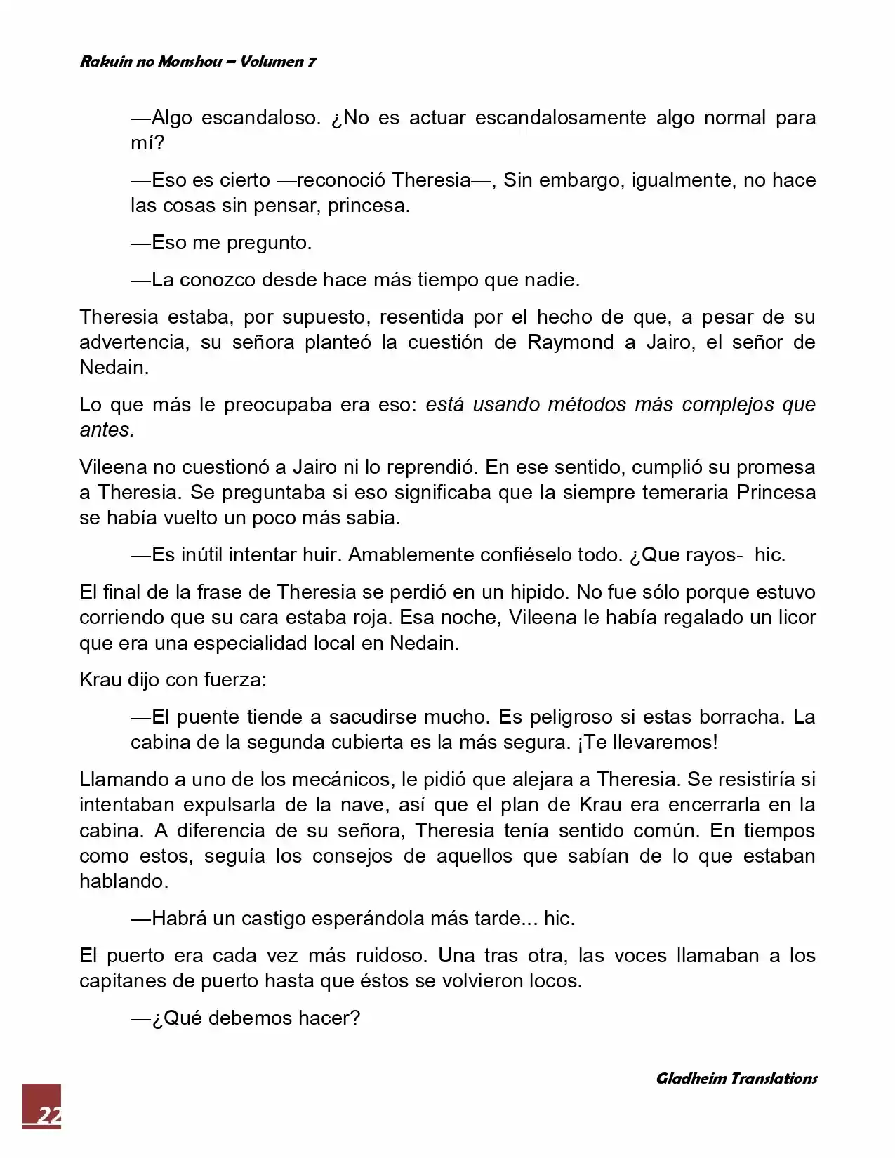 Rakuin No Monshou (Novela) - Capítulo 53 - Página 22 - LectorTMOo