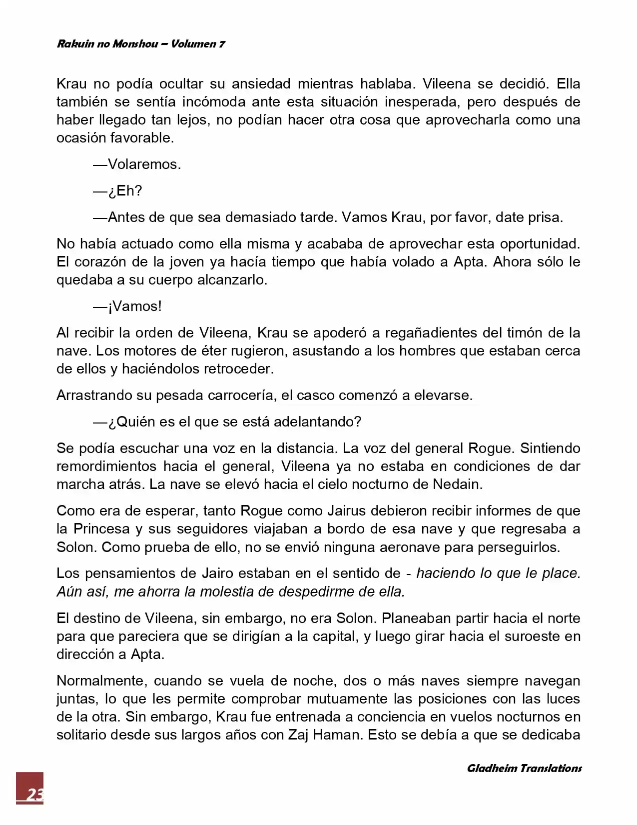 Rakuin No Monshou (Novela) - Capítulo 53 - Página 23 - LectorTMOo