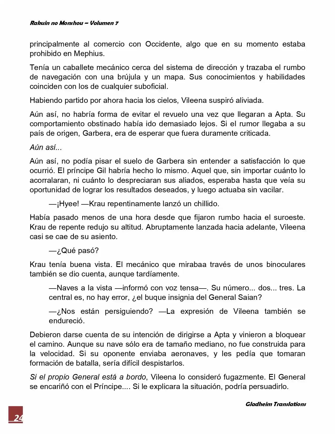 Rakuin No Monshou (Novela) - Capítulo 53 - Página 24 - LectorTMOo