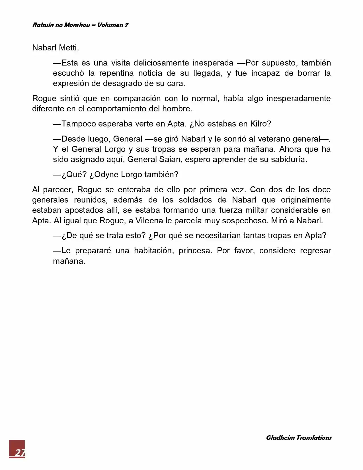 Rakuin No Monshou (Novela) - Capítulo 53 - Página 27 - LectorTMOo