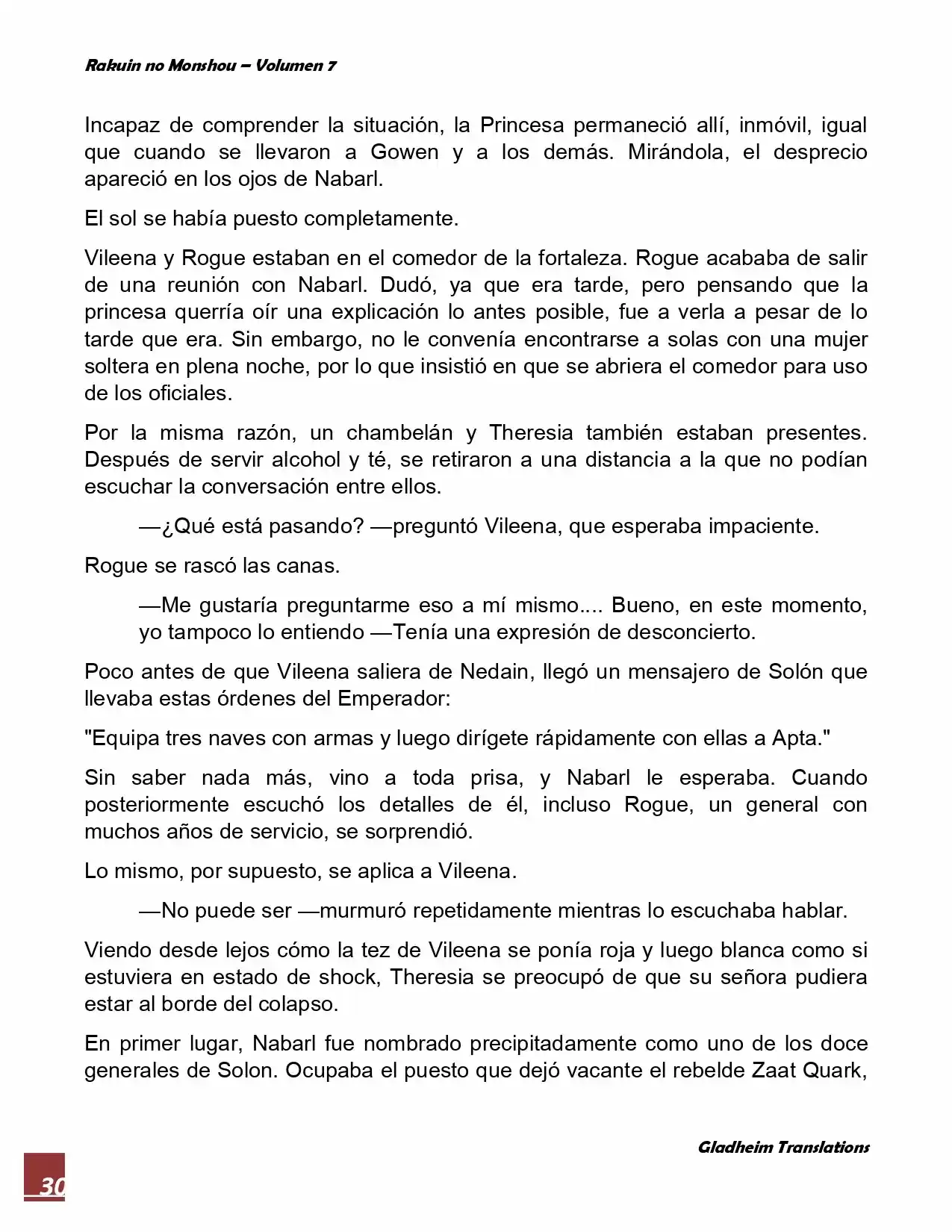 Rakuin No Monshou (Novela) - Capítulo 53 - Página 30 - LectorTMOo