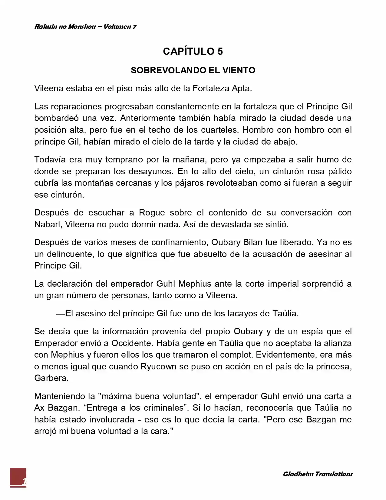Rakuin No Monshou (Novela) - Capítulo 54 - Página 1 - LectorTMOo
