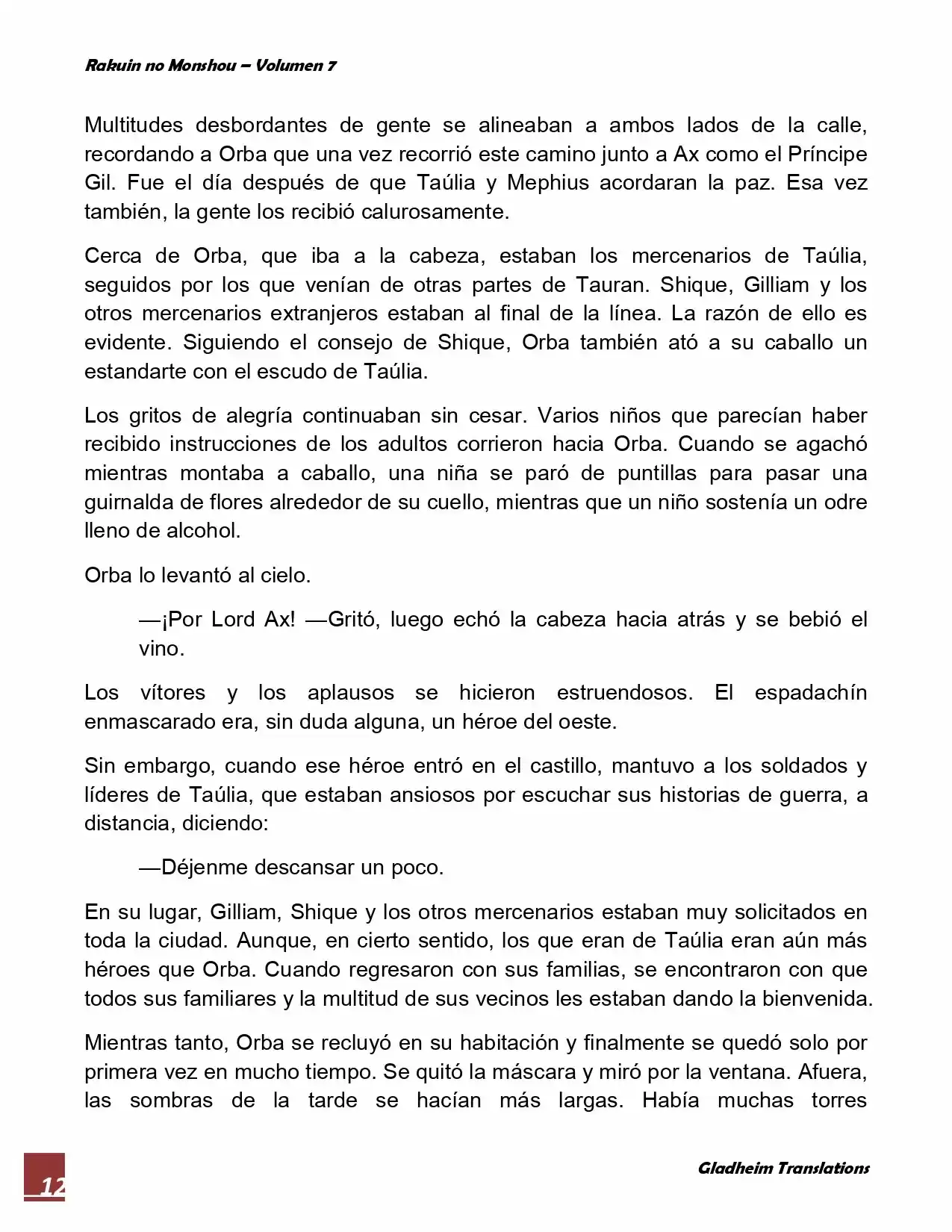 Rakuin No Monshou (Novela) - Capítulo 54 - Página 12 - LectorTMOo