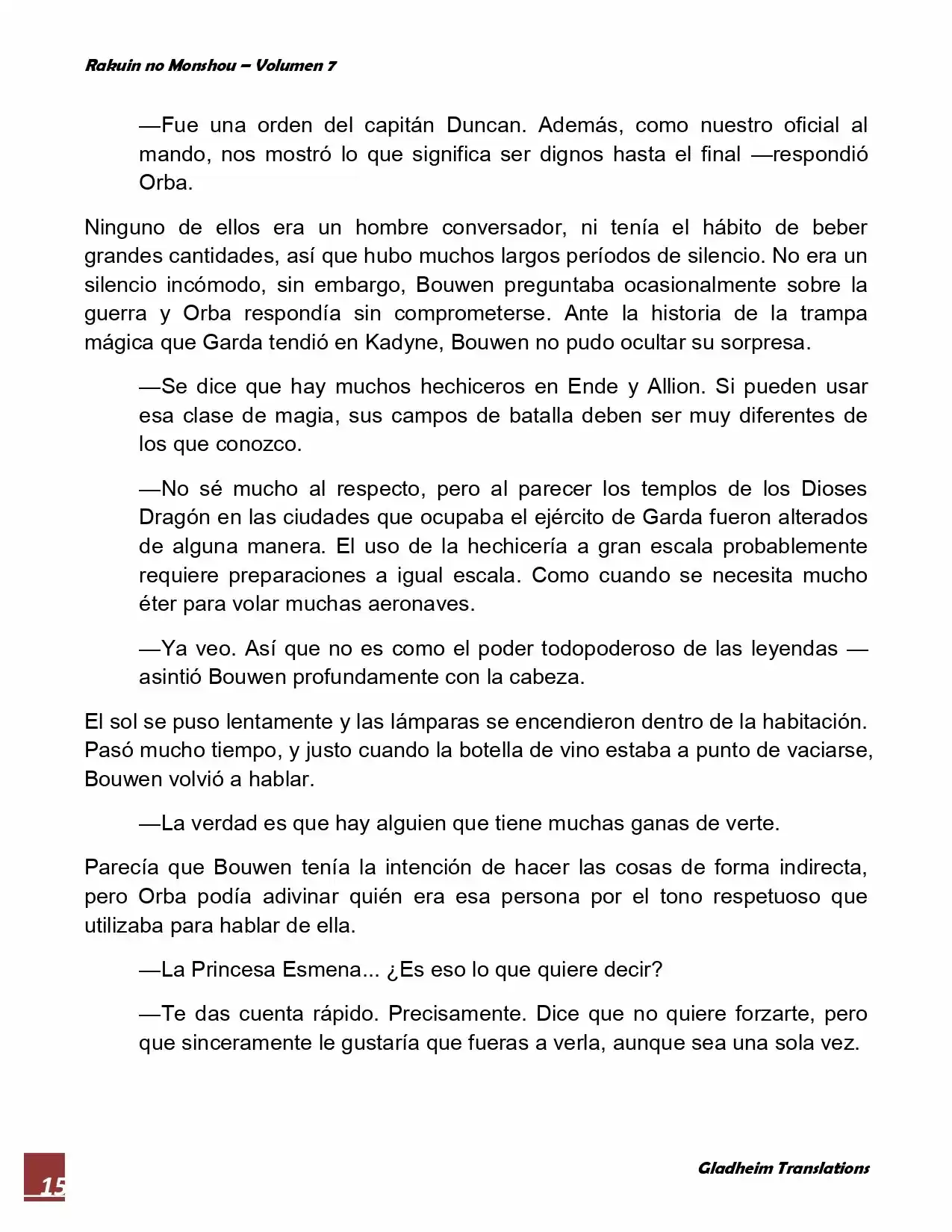 Rakuin No Monshou (Novela) - Capítulo 54 - Página 15 - LectorTMOo