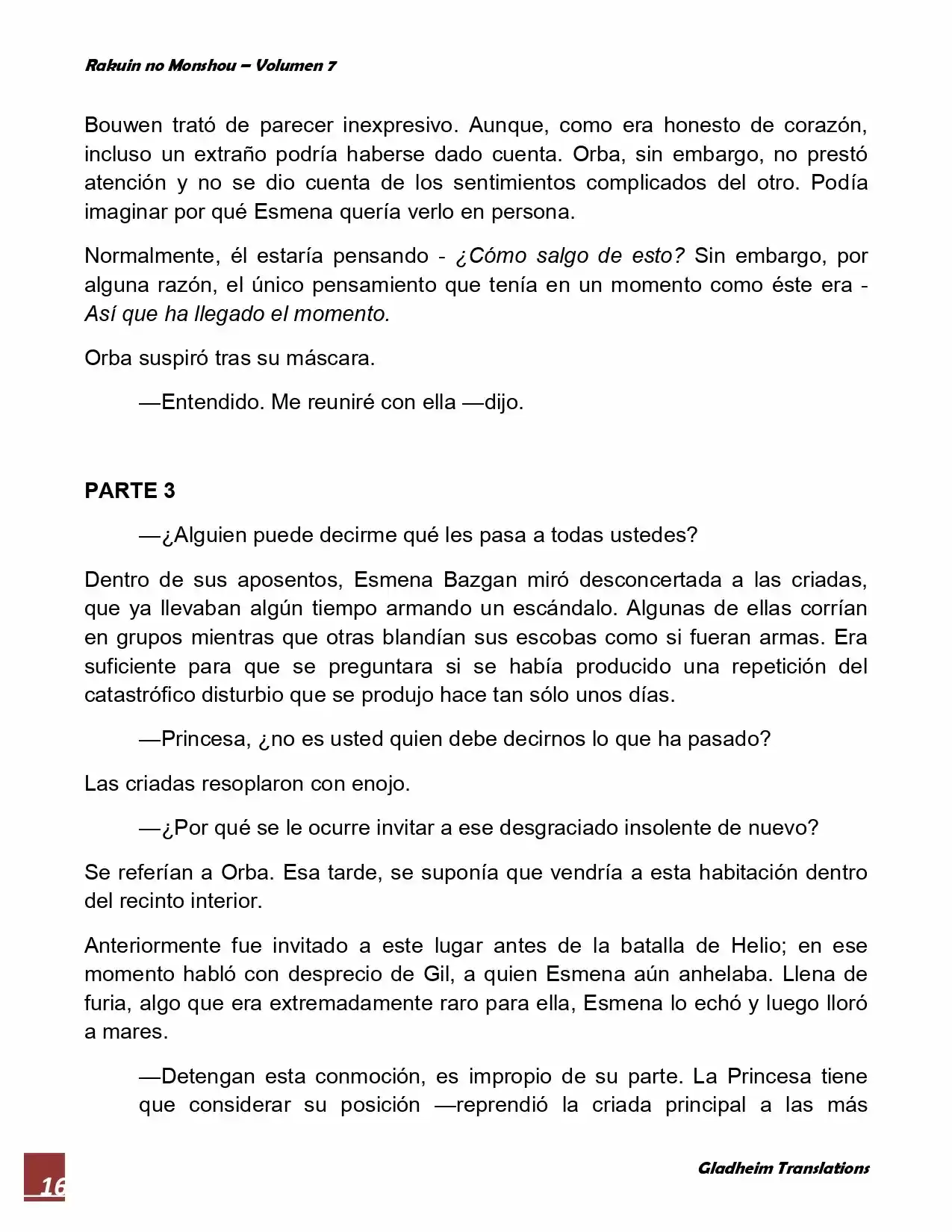 Rakuin No Monshou (Novela) - Capítulo 54 - Página 16 - LectorTMOo