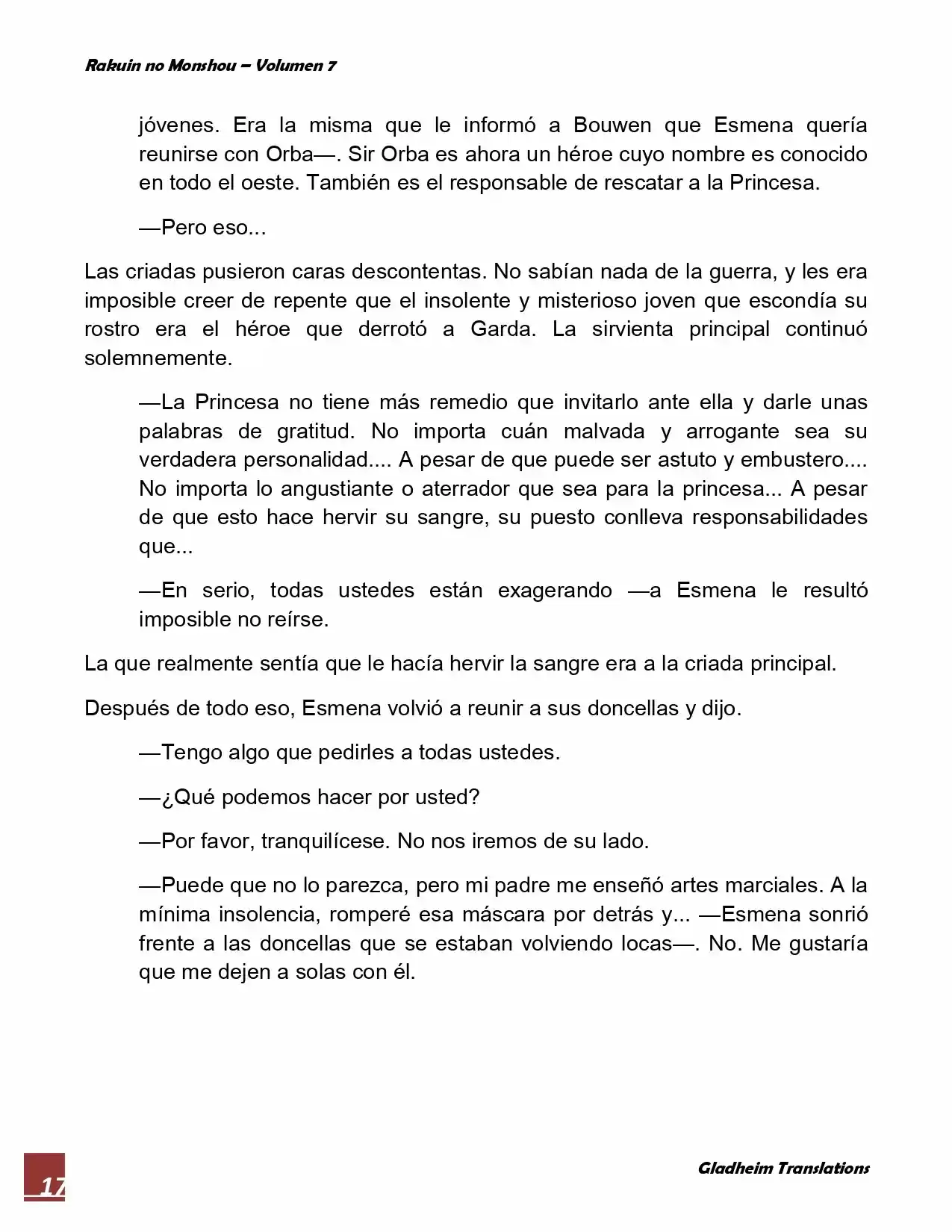 Rakuin No Monshou (Novela) - Capítulo 54 - Página 17 - LectorTMOo