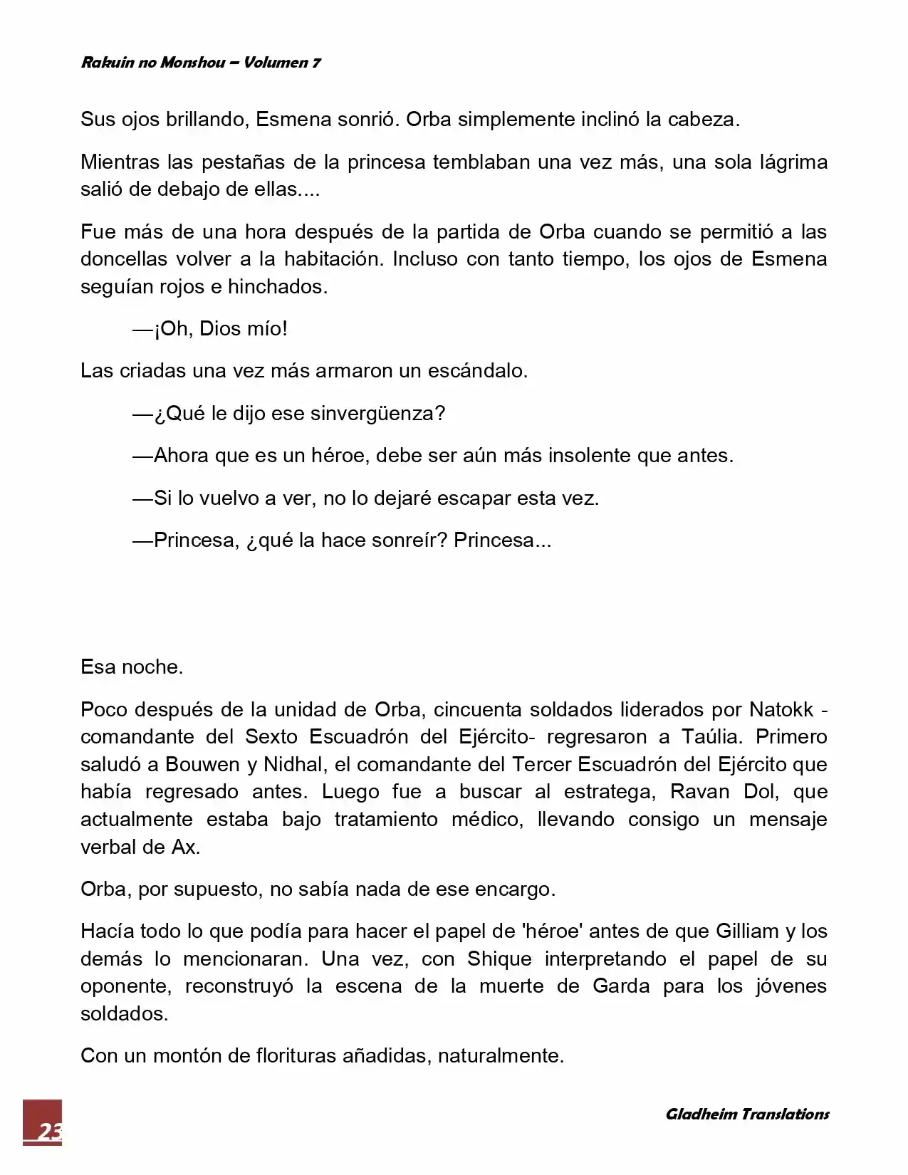 Rakuin No Monshou (Novela) - Capítulo 54 - Página 23 - LectorTMOo