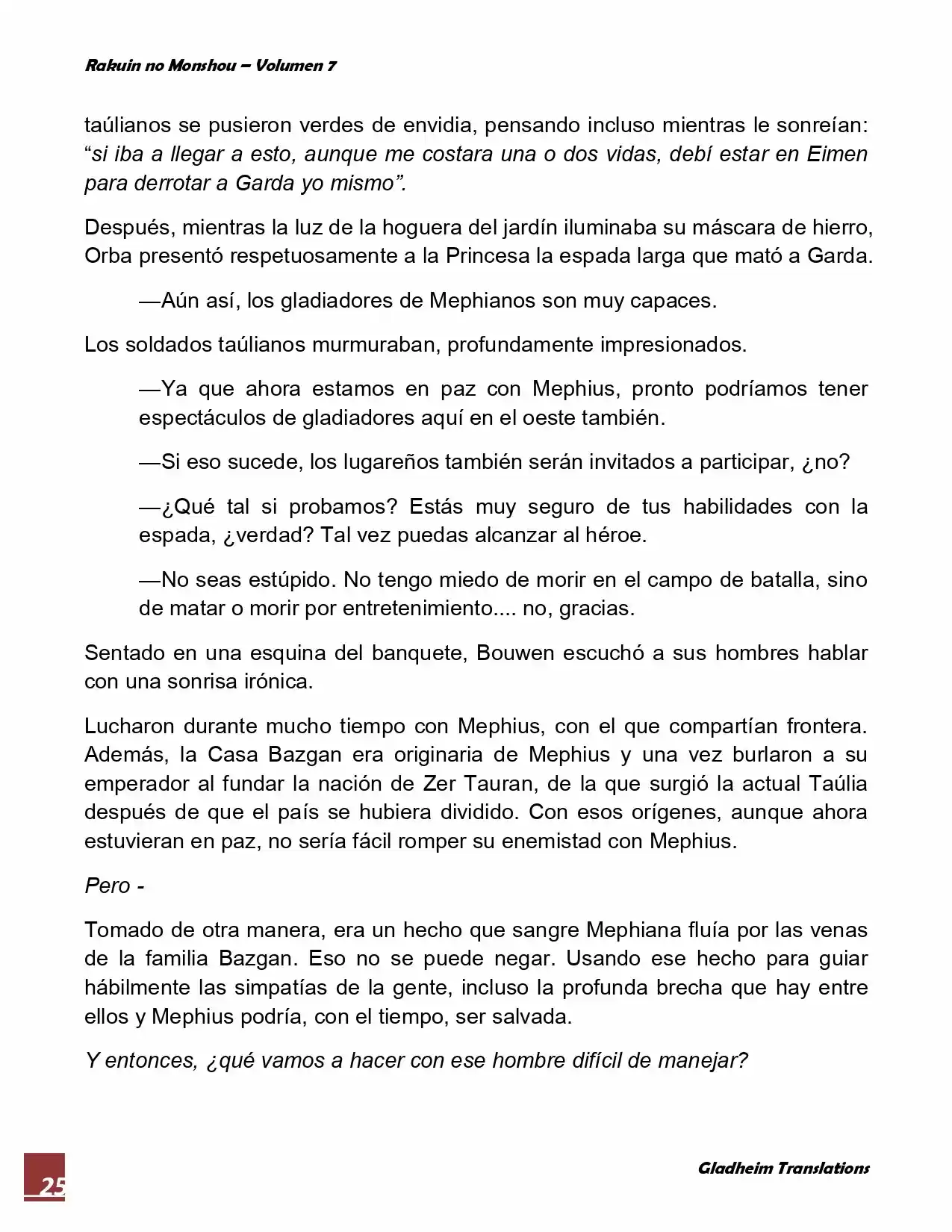 Rakuin No Monshou (Novela) - Capítulo 54 - Página 25 - LectorTMOo
