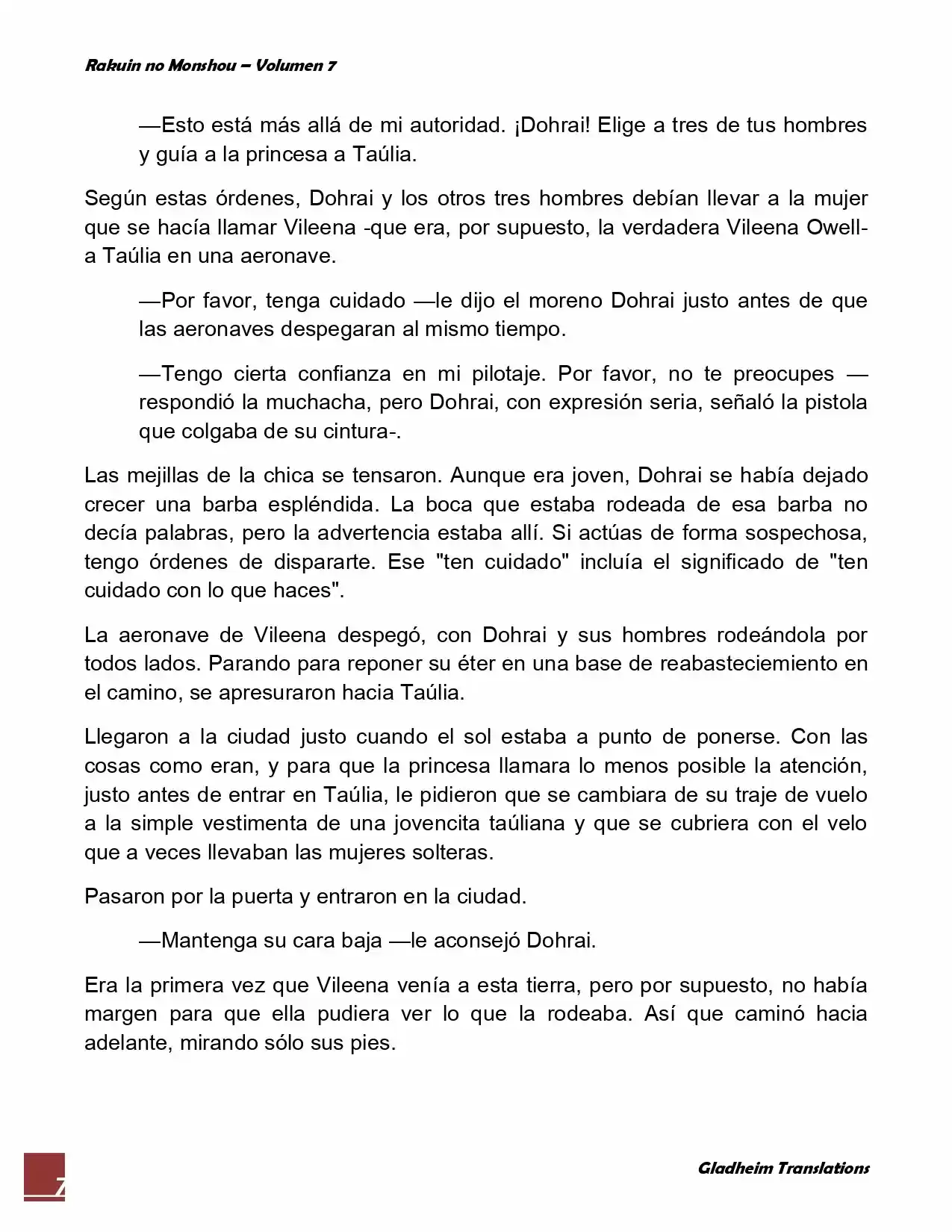 Rakuin No Monshou (Novela) - Capítulo 55 - Página 7 - LectorTMOo
