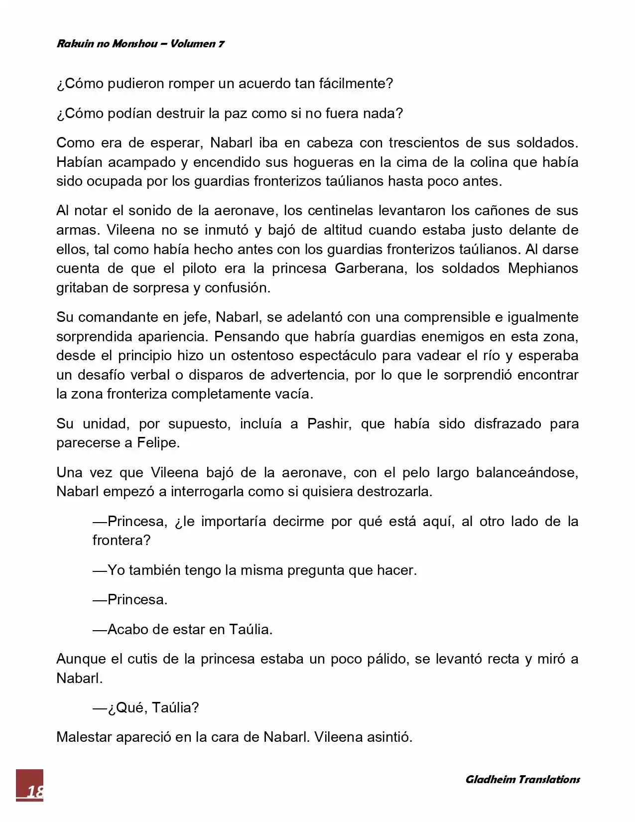 Rakuin No Monshou (Novela) - Capítulo 55 - Página 18 - LectorTMOo