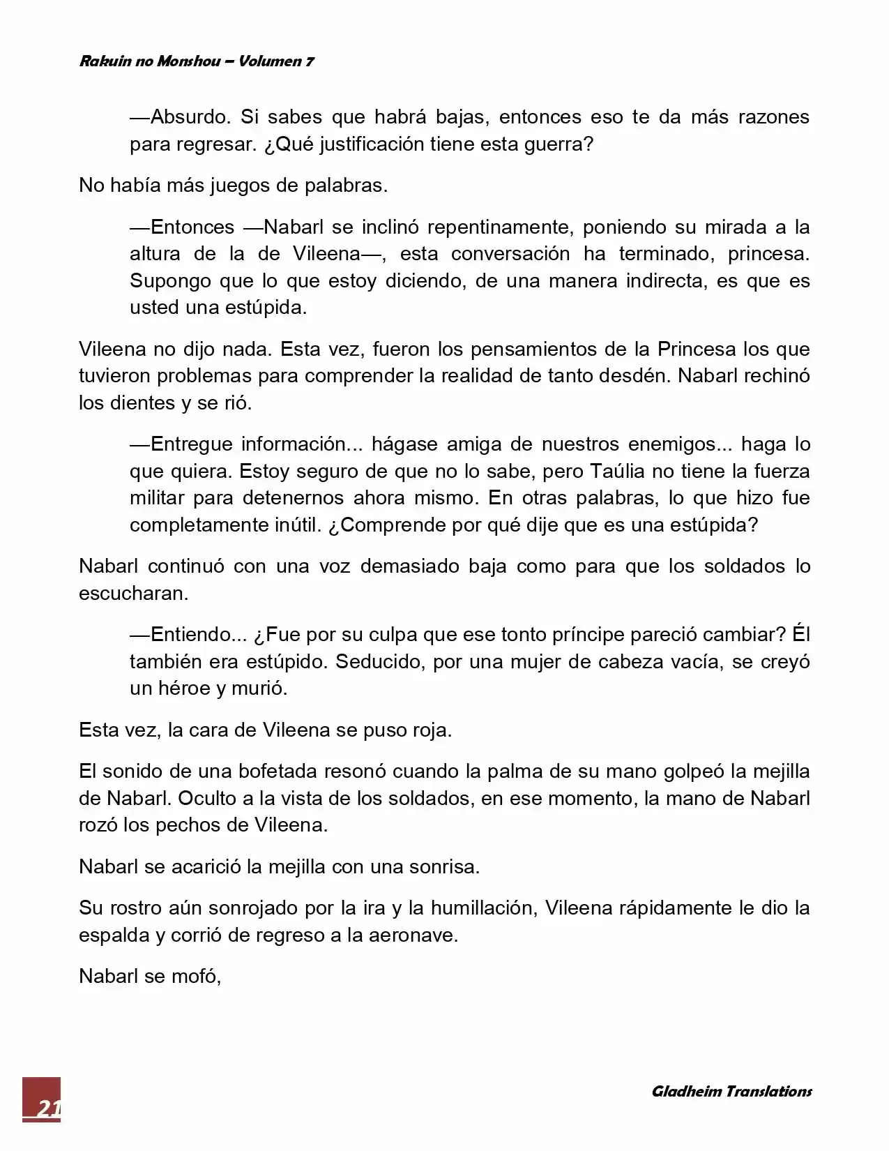 Rakuin No Monshou (Novela) - Capítulo 55 - Página 21 - LectorTMOo