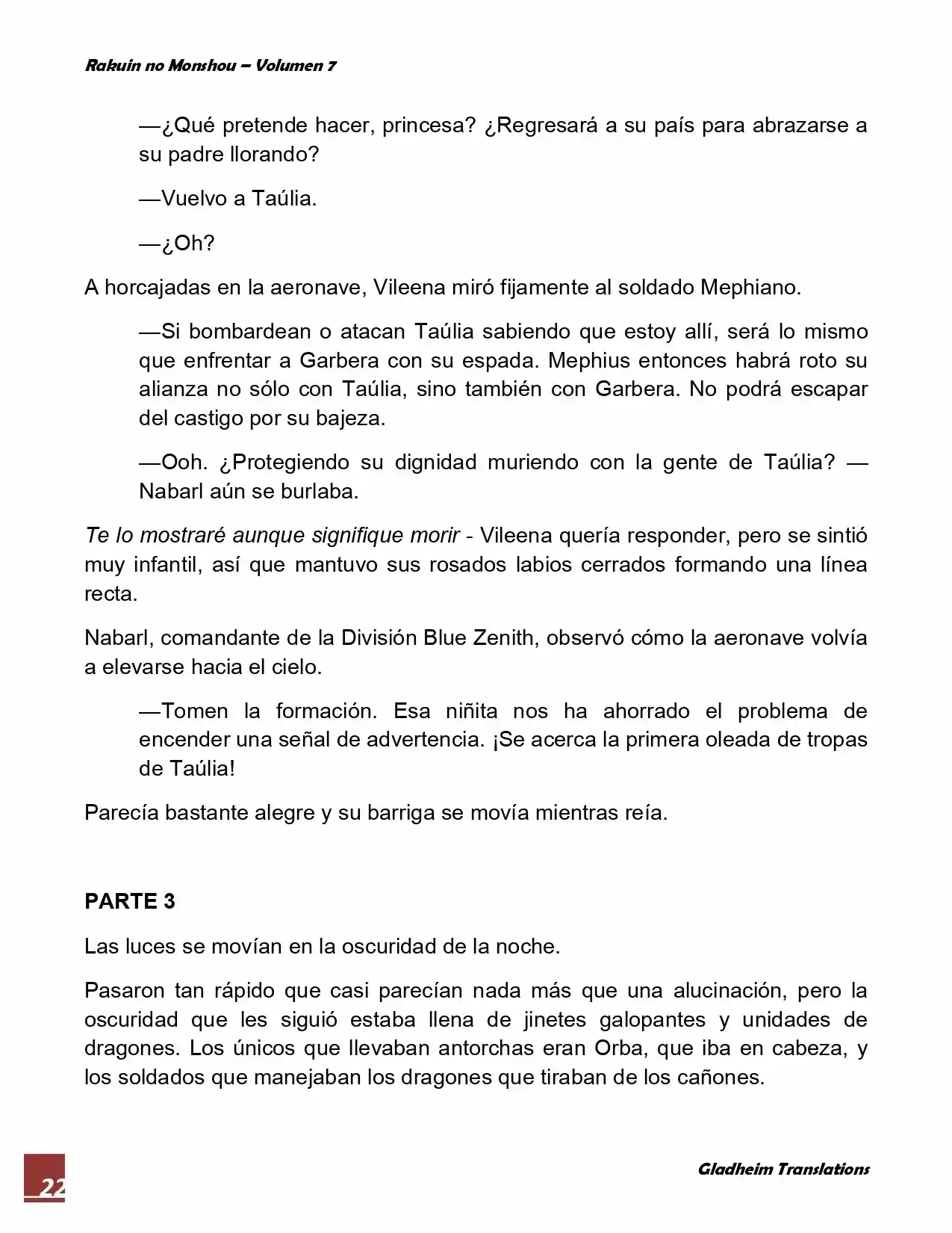 Rakuin No Monshou (Novela) - Capítulo 55 - Página 22 - LectorTMOo