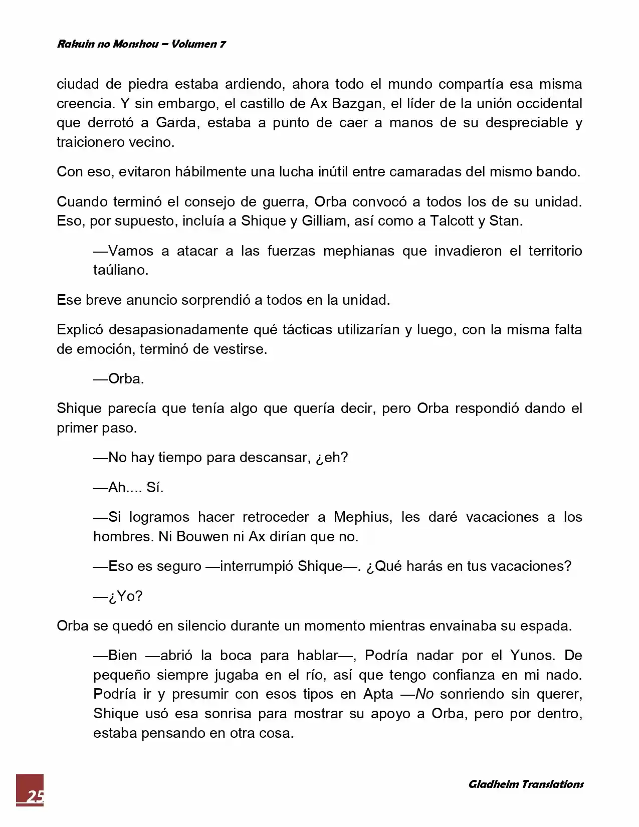 Rakuin No Monshou (Novela) - Capítulo 55 - Página 25 - LectorTMOo