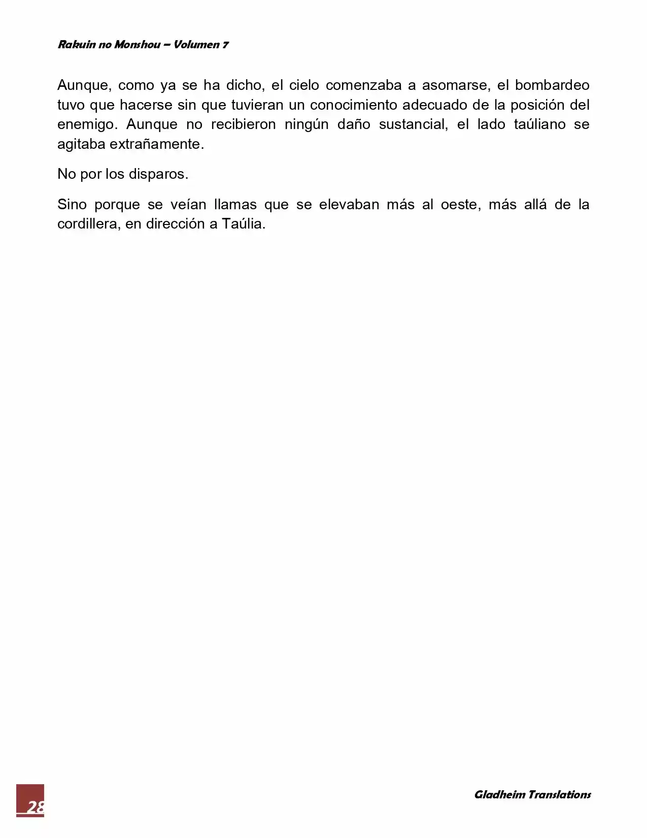Rakuin No Monshou (Novela) - Capítulo 55 - Página 28 - LectorTMOo