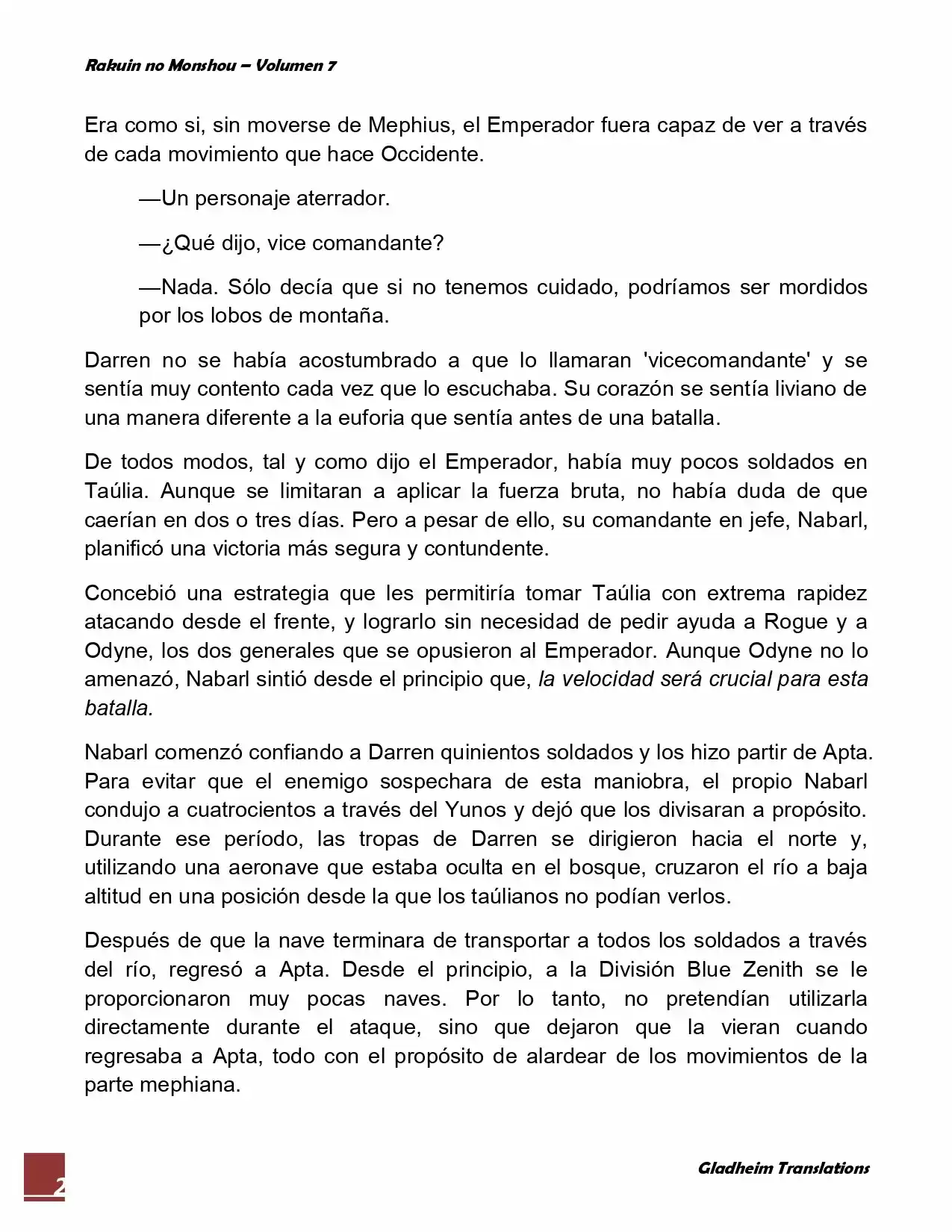 Rakuin No Monshou (Novela) - Capítulo 56 - Página 2 - LectorTMOo