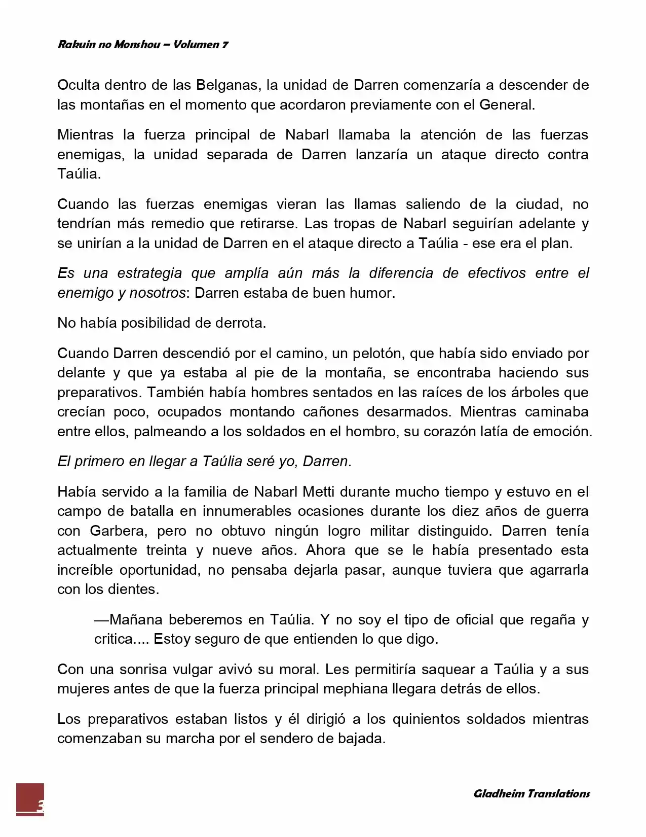 Rakuin No Monshou (Novela) - Capítulo 56 - Página 3 - LectorTMOo
