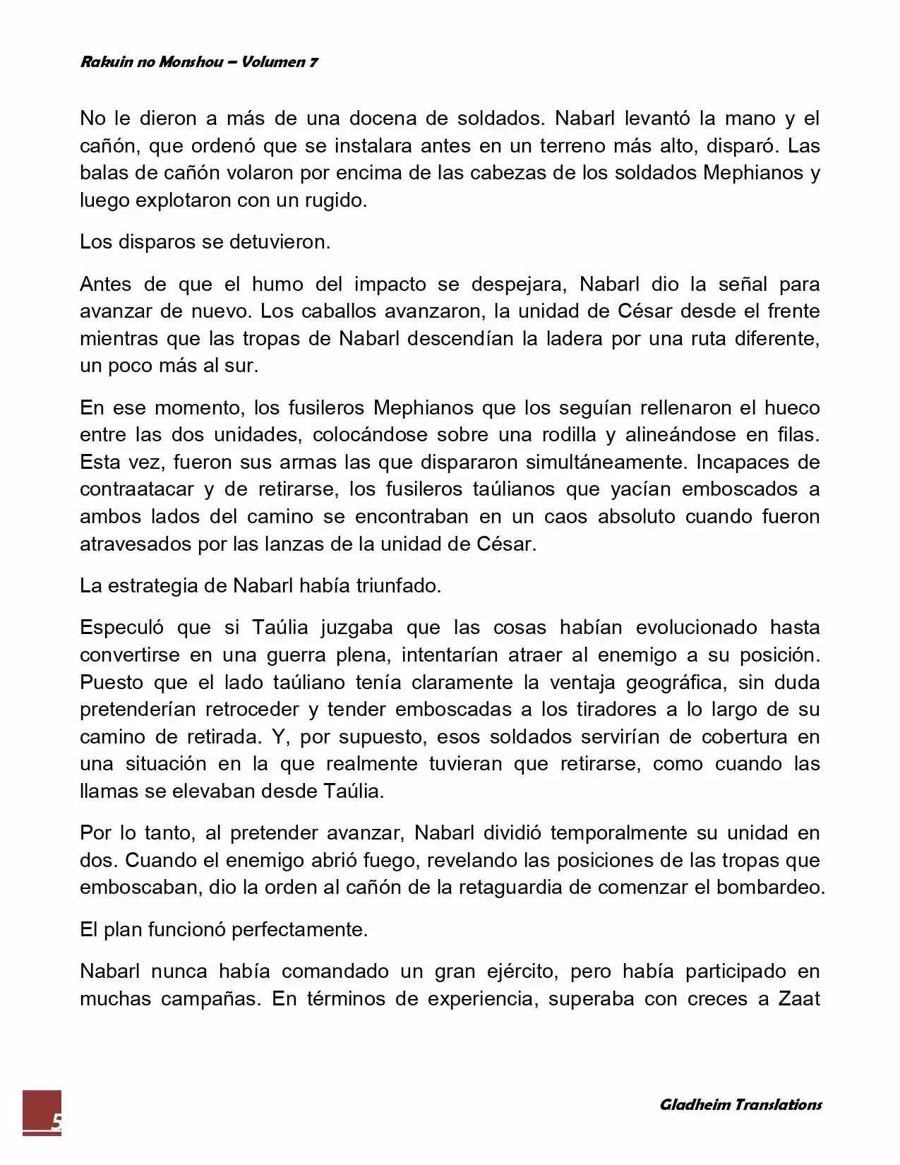 Rakuin No Monshou (Novela) - Capítulo 56 - Página 5 - LectorTMOo