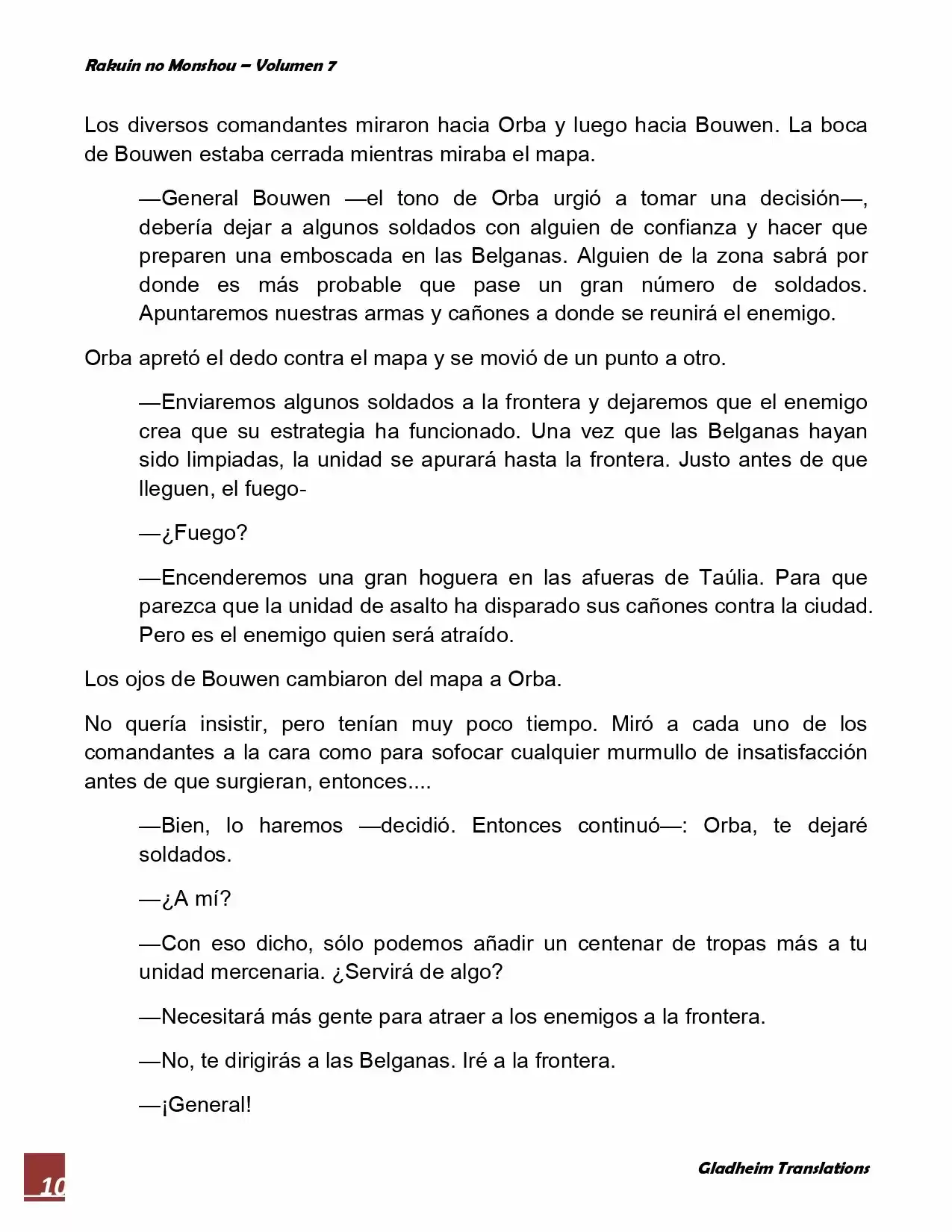 Rakuin No Monshou (Novela) - Capítulo 56 - Página 10 - LectorTMOo