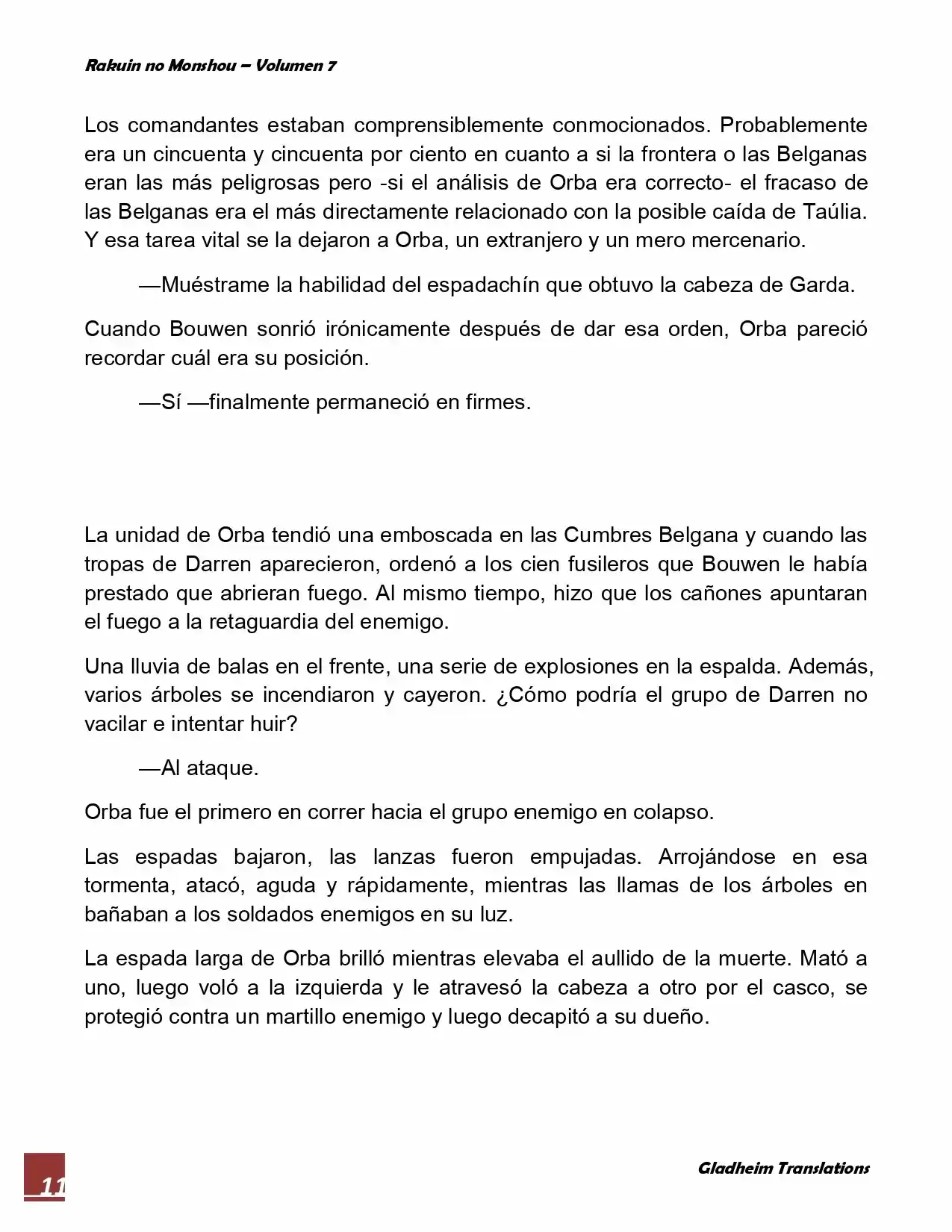 Rakuin No Monshou (Novela) - Capítulo 56 - Página 11 - LectorTMOo