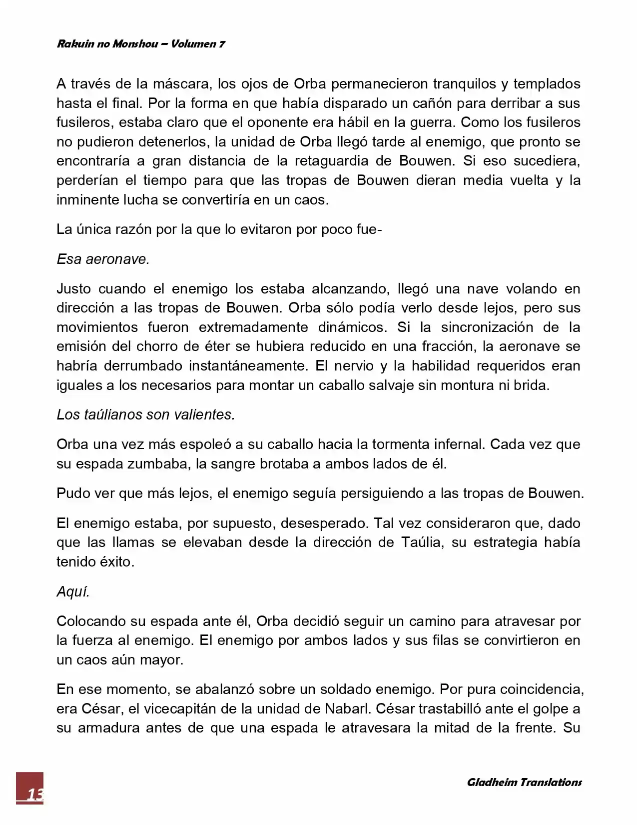 Rakuin No Monshou (Novela) - Capítulo 56 - Página 13 - LectorTMOo