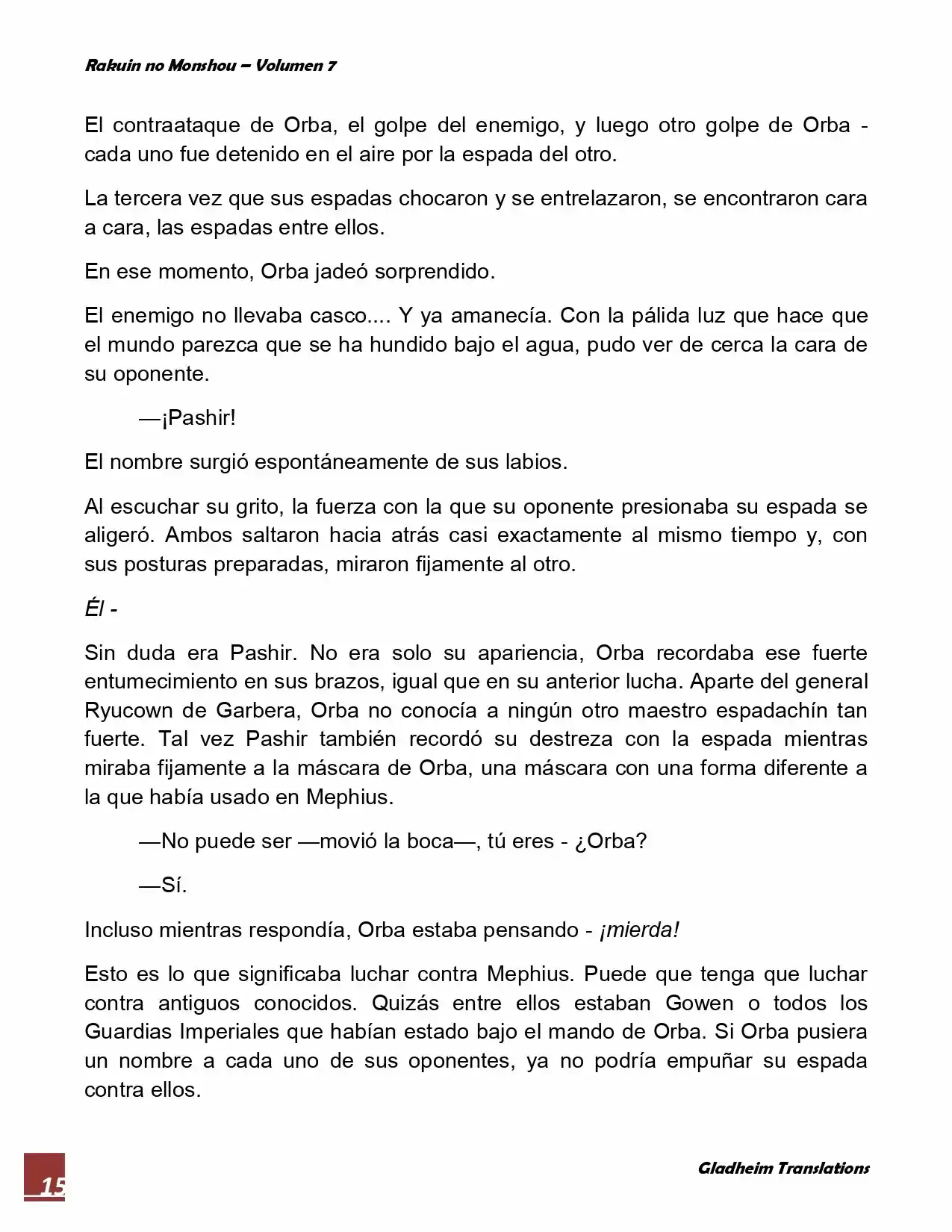 Rakuin No Monshou (Novela) - Capítulo 56 - Página 15 - LectorTMOo